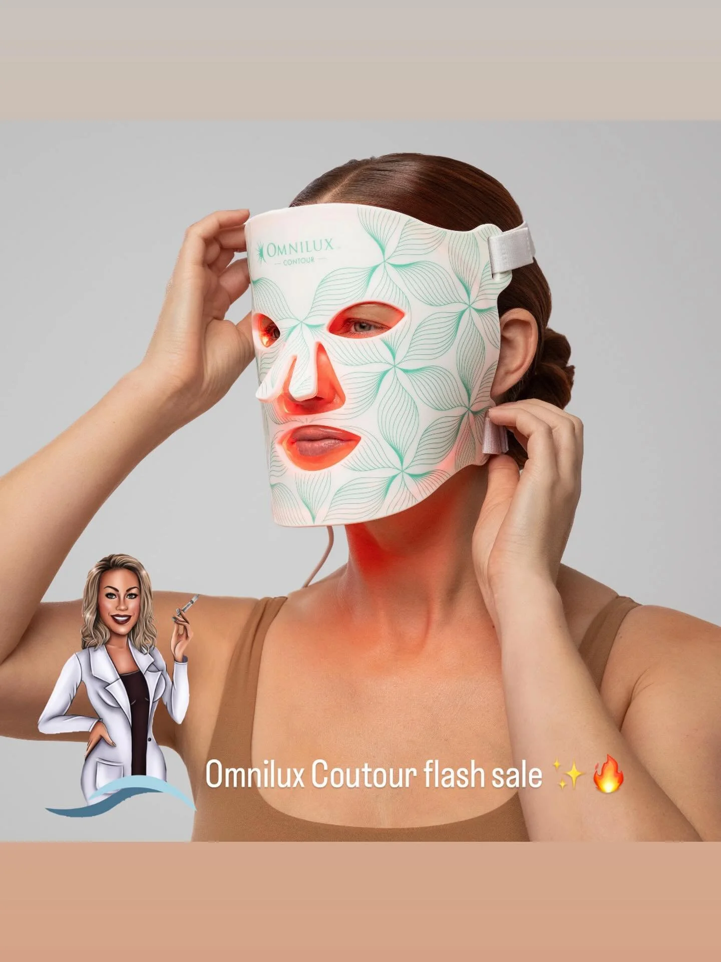 ✨ Omnilux Contour &ndash; In-Office Exclusive ✨

I have 2 Omnilux Contour masks available for purchase in office.
✨ Retail: $395
✨ Your price: $300

This FDA-cleared LED mask uses red + near-infrared light to stimulate collagen, improve skin tone and