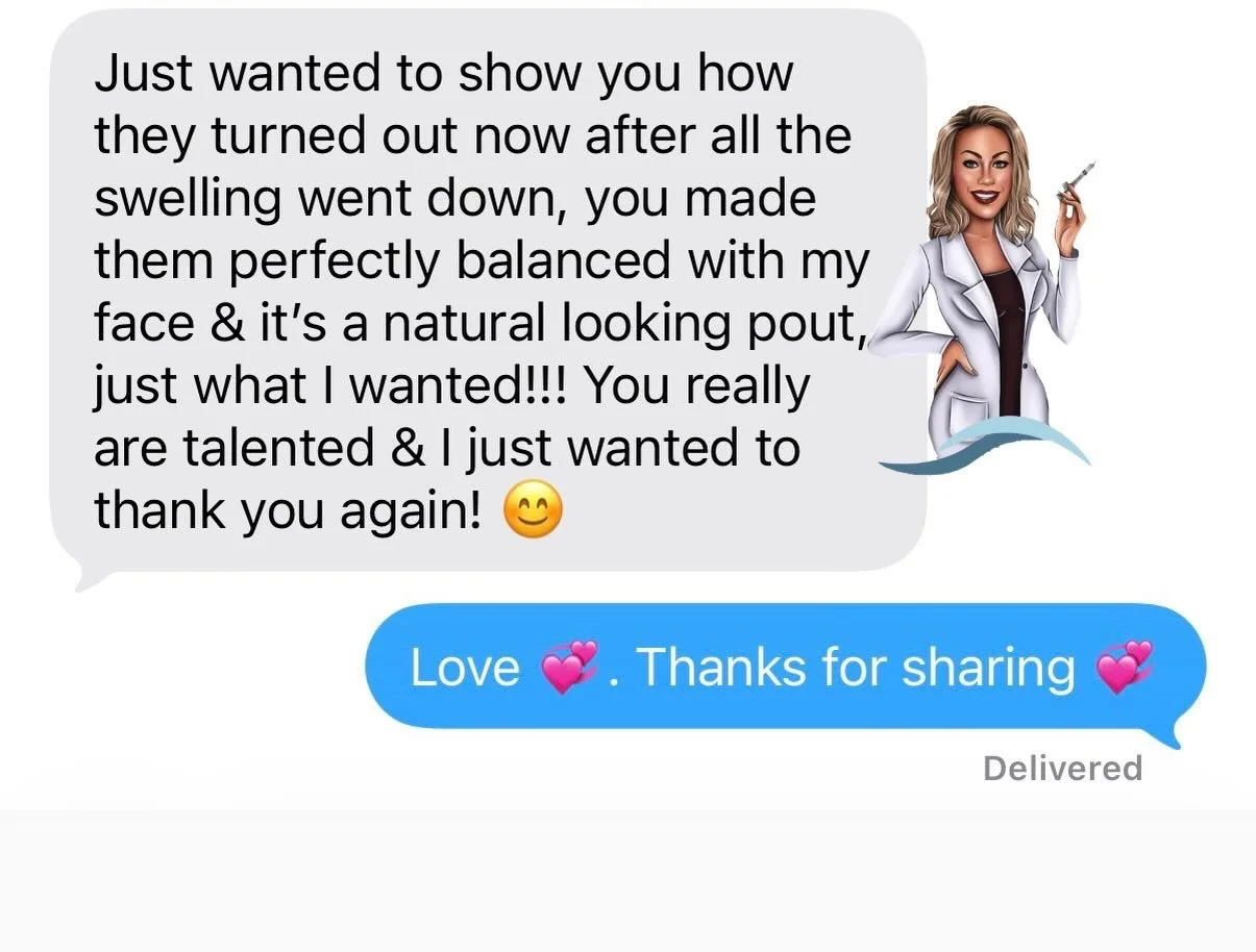 There is truly nothing better than hearing a patient say, &ldquo;They turned out perfect.&rdquo; 💋

Lips done well should look balanced, soft, and beautifully YOU &mdash; never overdone, never obvious. Just thoughtful artistry and precision.

While 