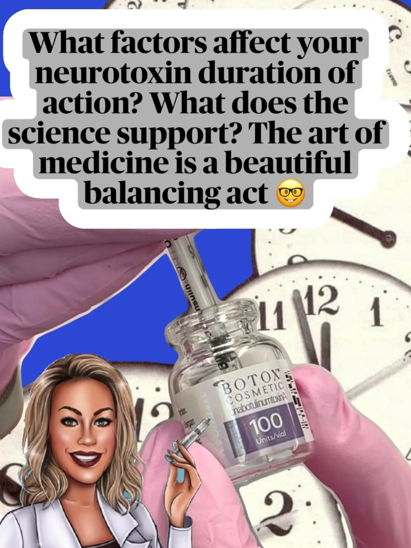 Neurotoxin results are never just about the product&mdash;it&rsquo;s a balance of science, technique, and individual variation.

If you&rsquo;ve ever wondered why your results last longer (or shorter) than expected, I break it all down on the new blo