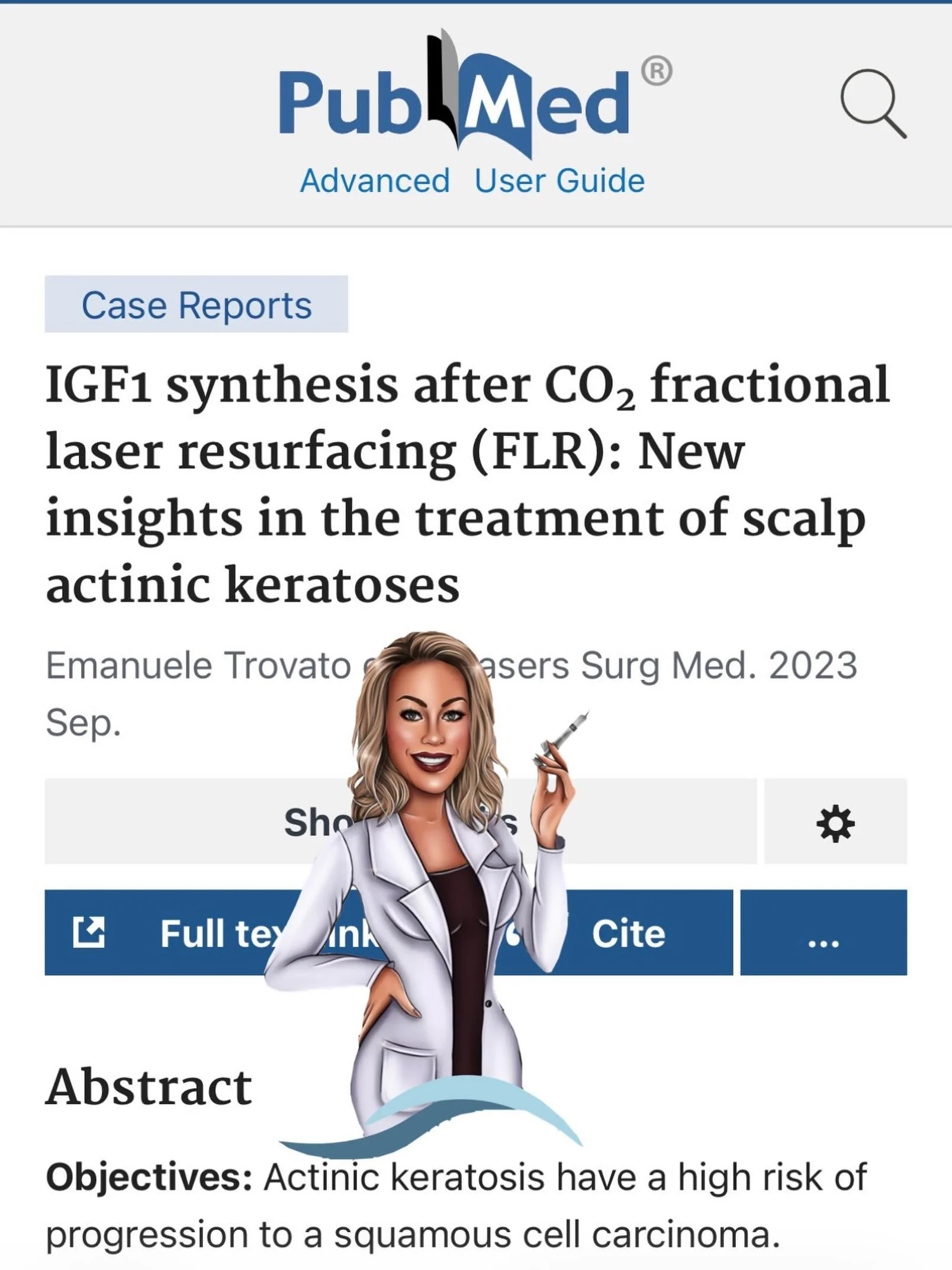What does the research say about CO2 long-term? 👀

A study in PubMed showed that fractional CO2 laser increases IGF-1, a key signal for cellular repair and collagen production.

Translation:
This isn&rsquo;t just a surface treatment&mdash;it&rsquo;s
