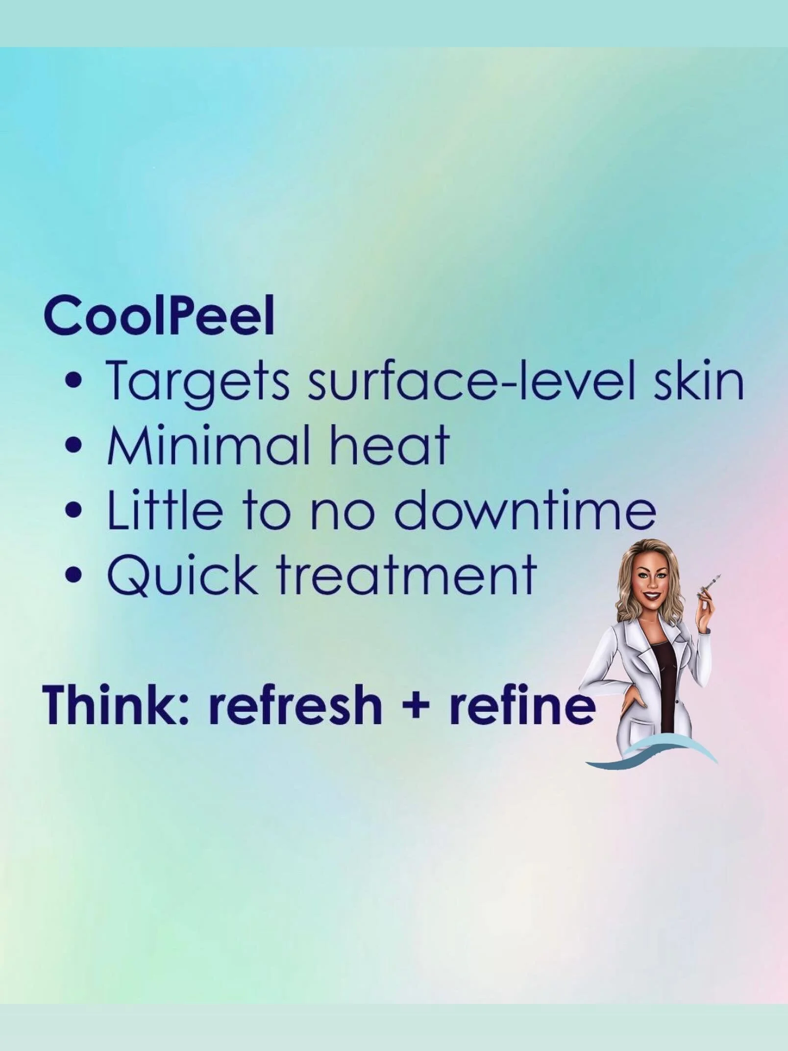 CoolPeel and traditional CO2 are both incredible treatments &mdash; they&rsquo;re just designed for different goals. ✨

CoolPeel is a lighter, more superficial CO2 treatment that focuses on refreshing and refining the skin with minimal heat and minim