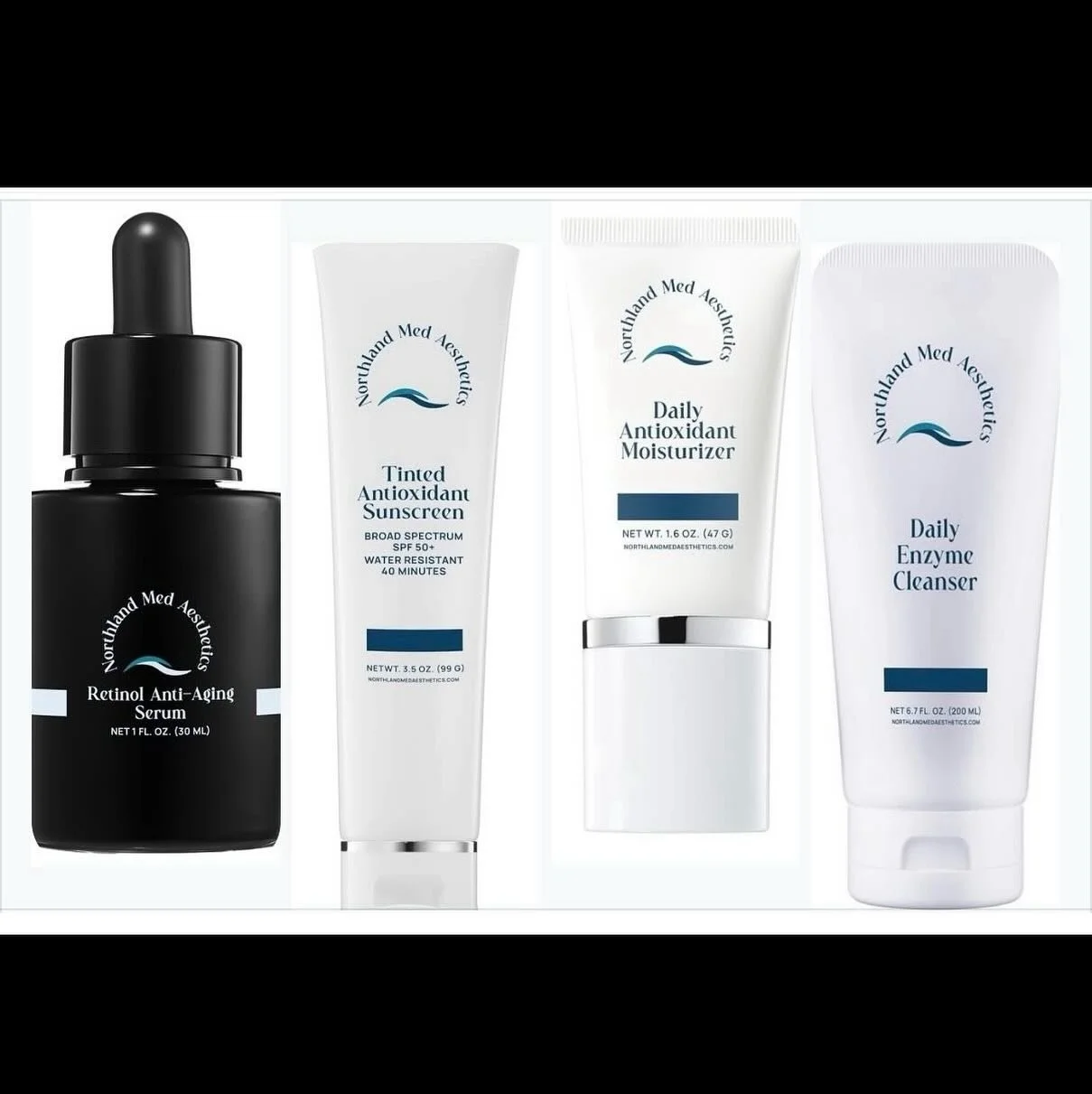 Are you overwhelmed by complicated skincare routines that promise everything but deliver little?

At Northland Med Aesthetics, we believe great skin doesn&rsquo;t have to be complicated. Our curated 4-step system combines a gentle enzyme cleanser, an