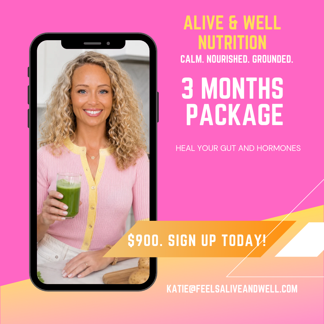 3 Month "HEAL YOUR GUT & HORMONES" Coaching Package