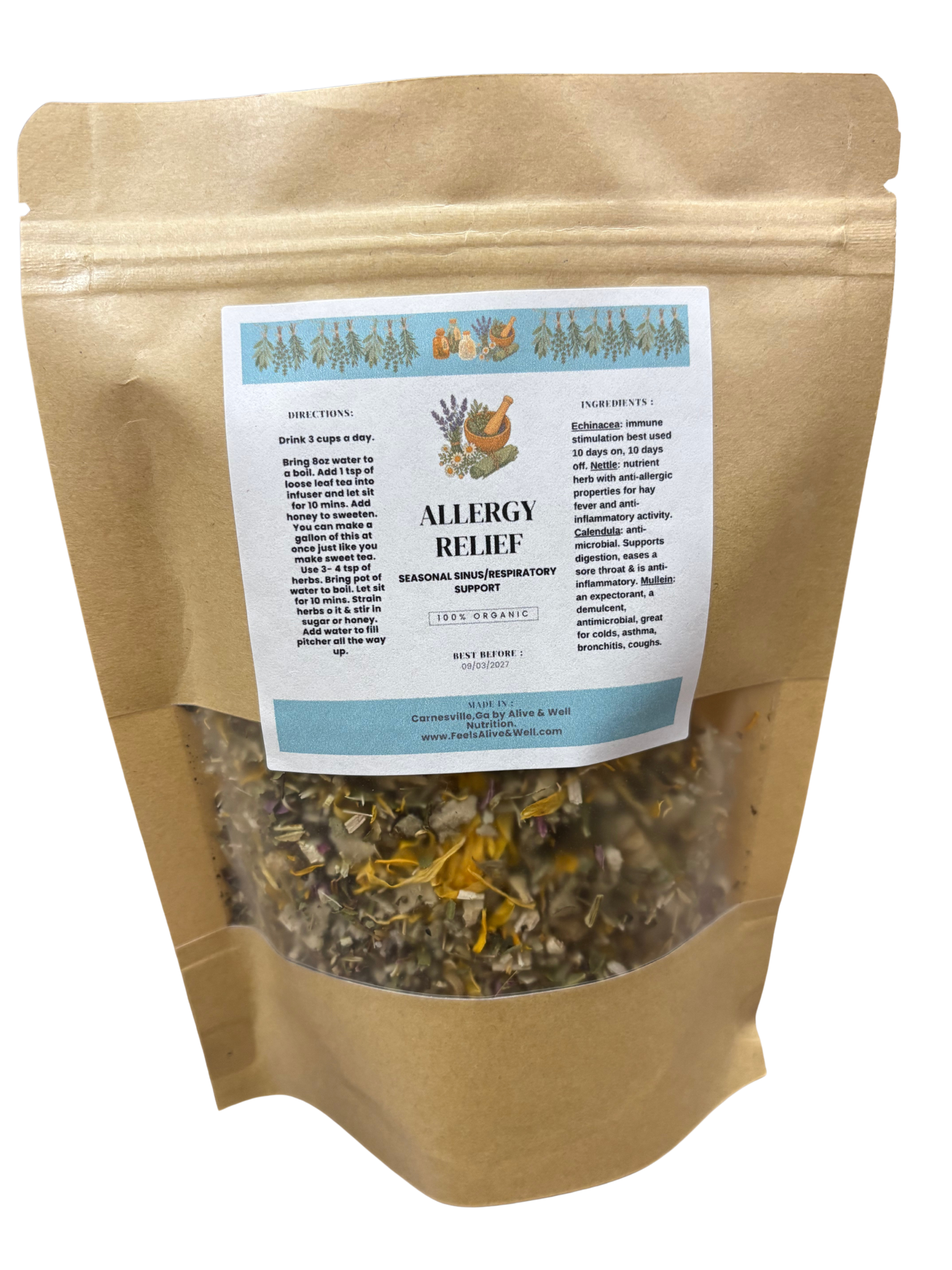 "Allergy Relief" Tea Blend