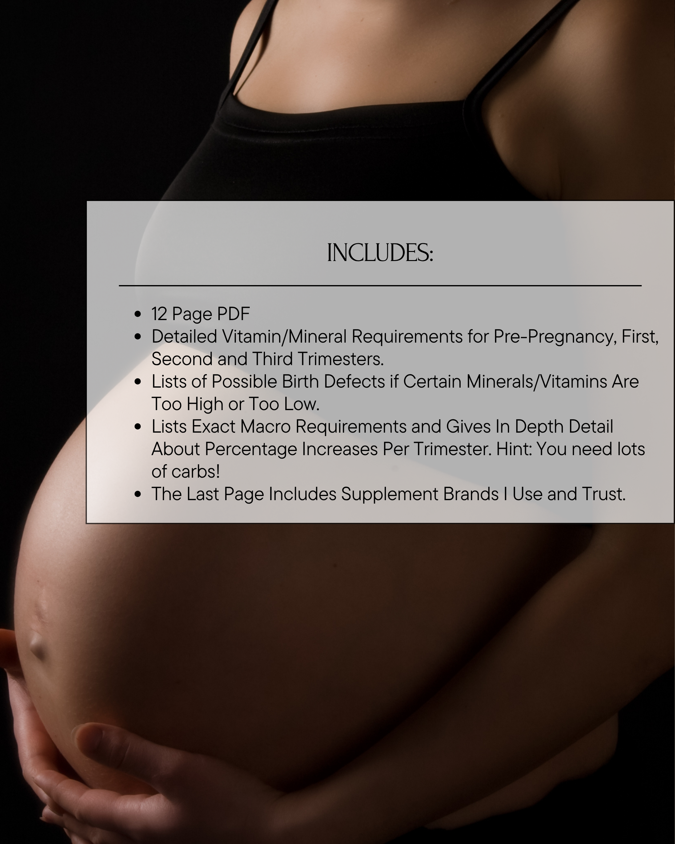 Pre-Pregnancy & Maternity Nutrition Guide