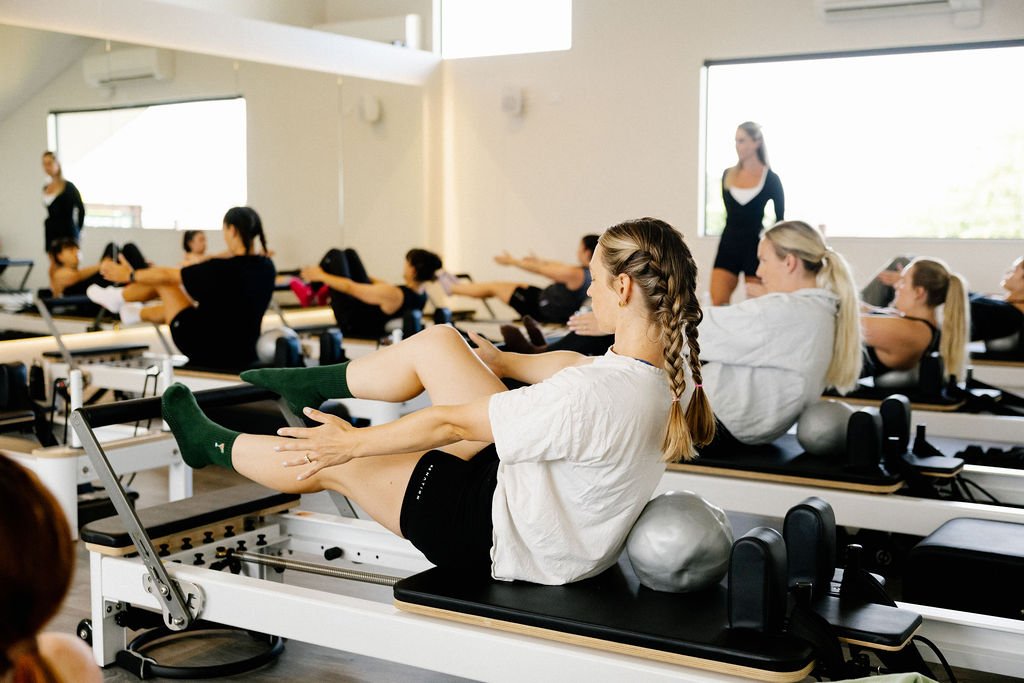 Woman trials reformer pilates classes using the intro pack at Lincoln Loft