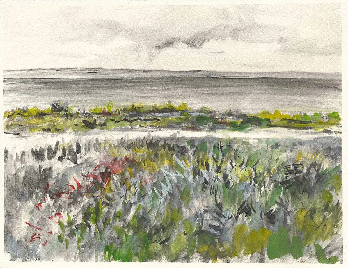 Island Meditation I, 2024
Acrylic and Graphite on Paper
10 x 13 in