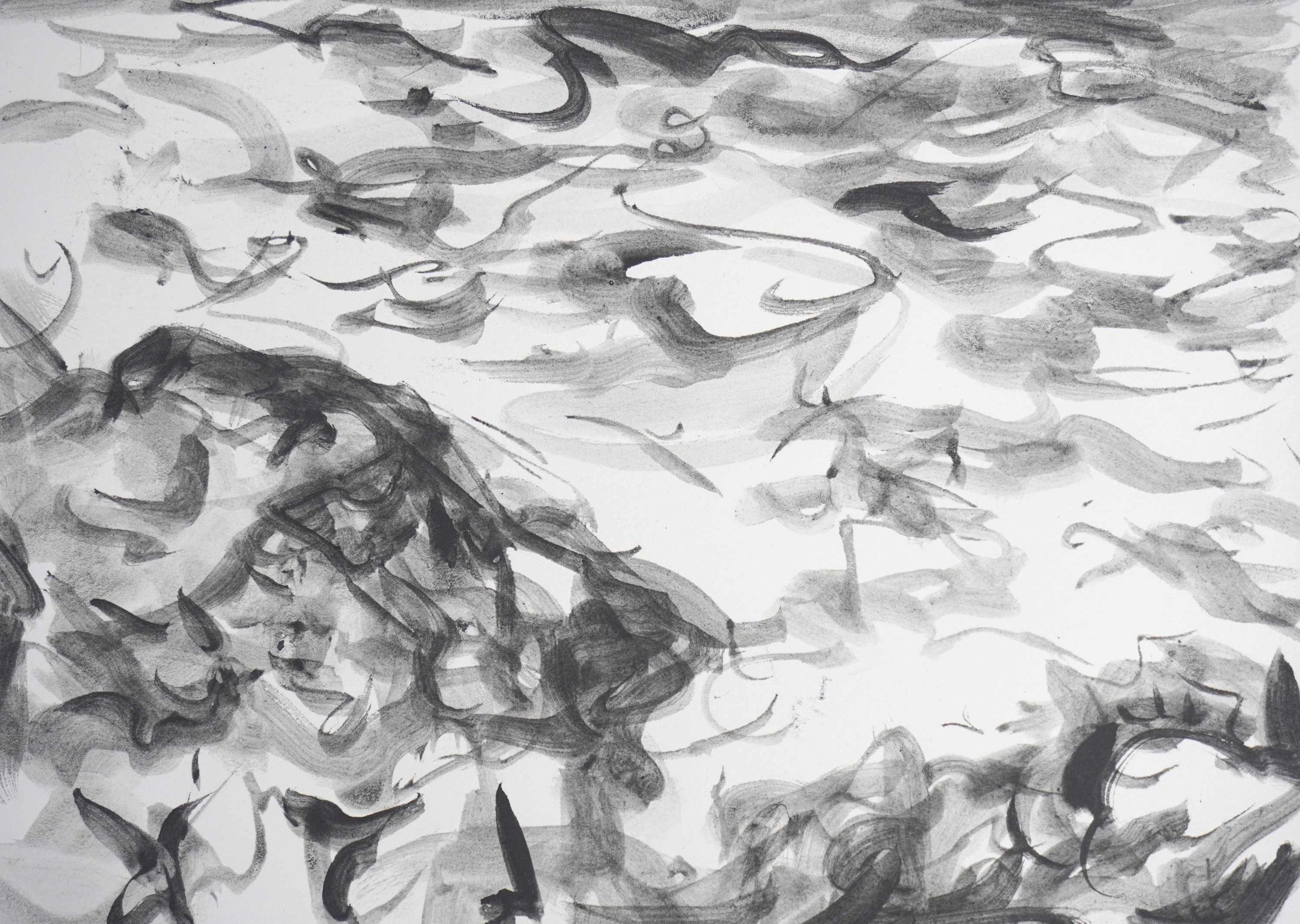 Galician Meditation IX, 2025
Graphite on Paper
9 x 12 in 