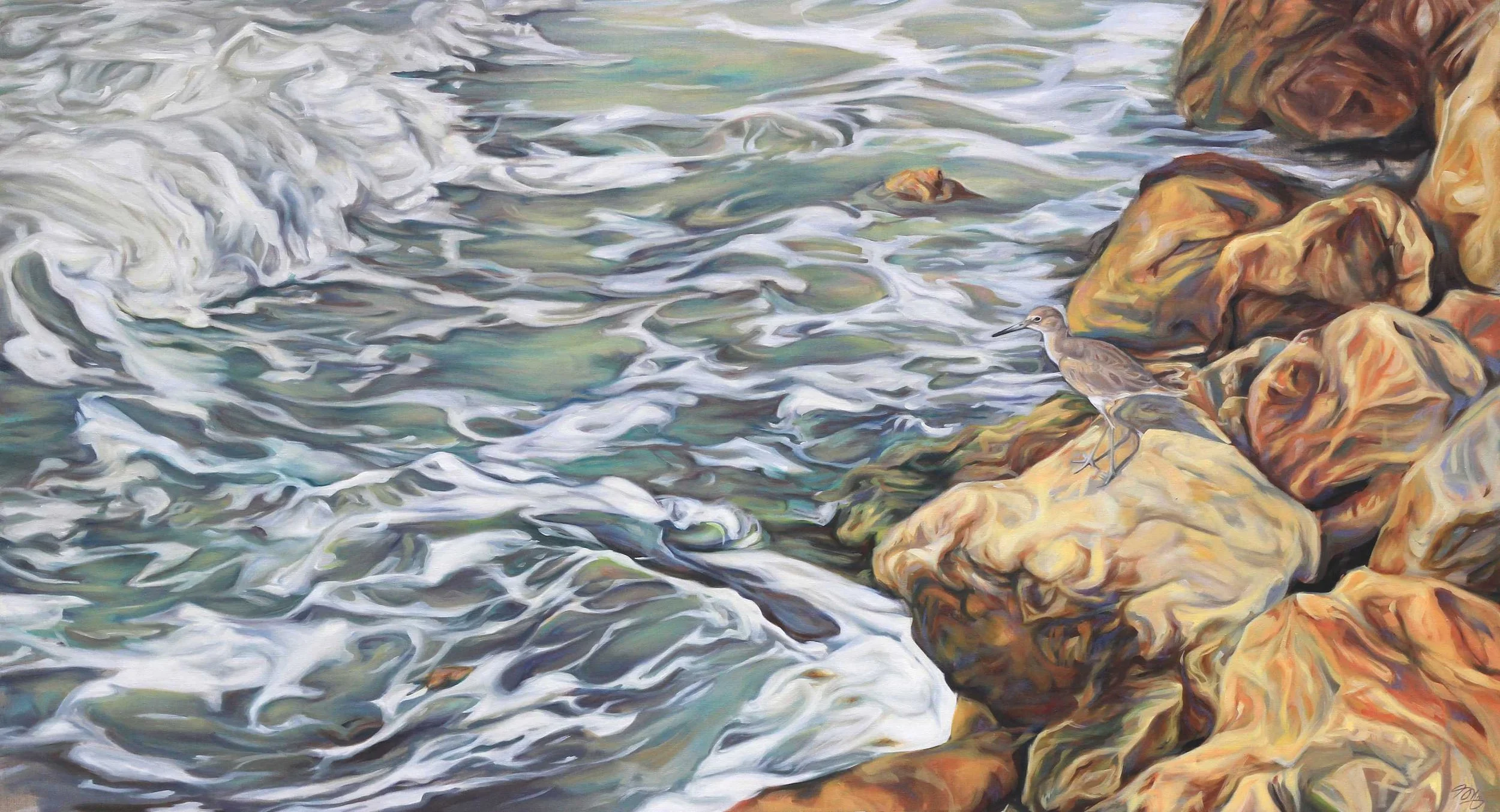 Observing Willet, 2015
Oil on Linen
40 x 72 in