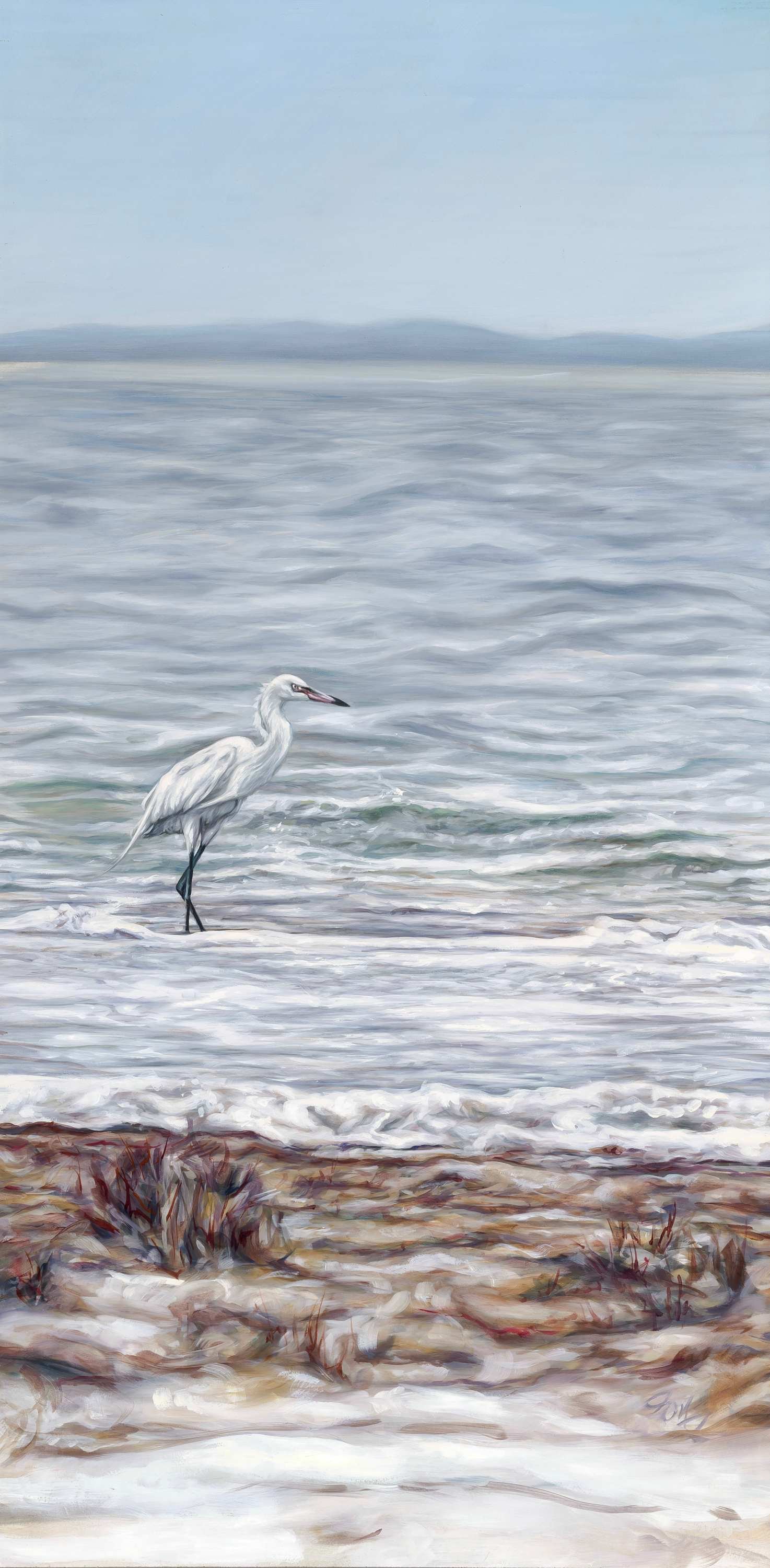 White Morph in Grey, 2025
Oil on Paper
48 x 24 in
