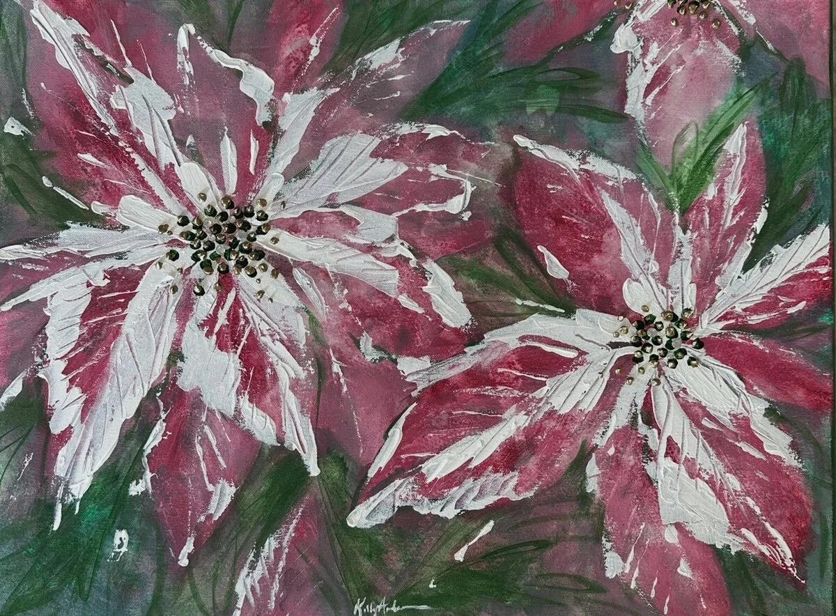 Cheerful Mixed Media 24x18 $150