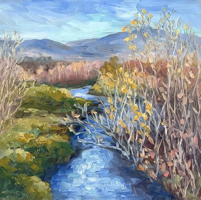 Bear Creek: Late Fall, 12x12, oil