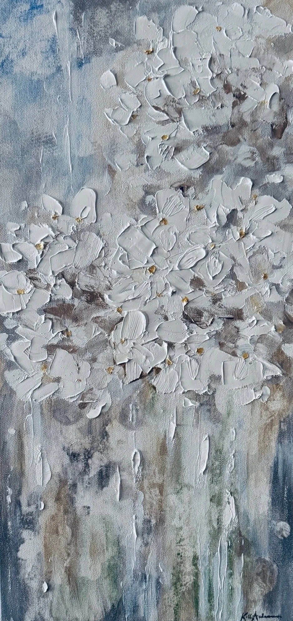 Mellow 12x24 Mixed Media $150