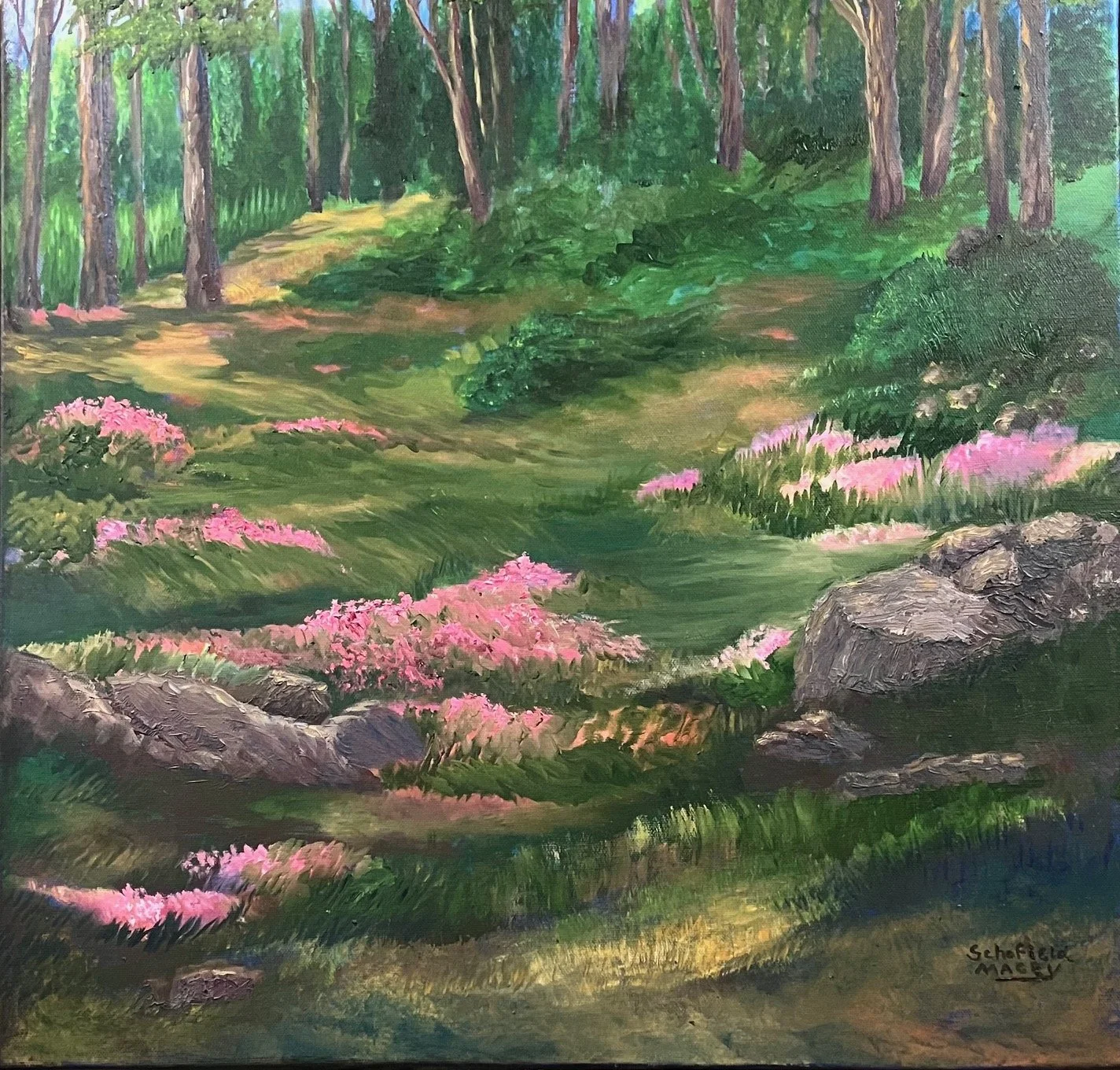 “Fragrant Forest”   20x20  0il  $450