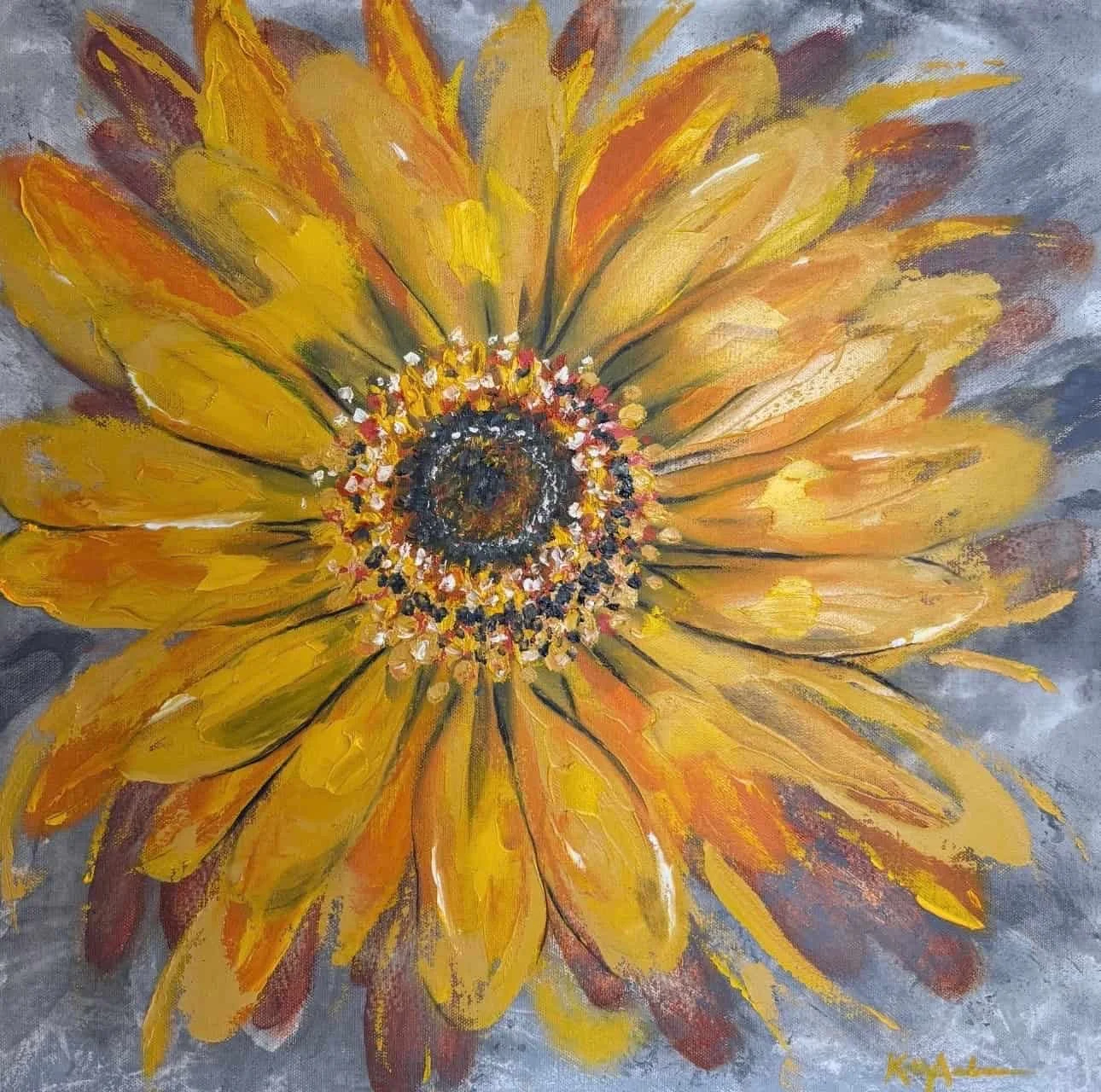 Compassion 20x20 Mixed Media $150