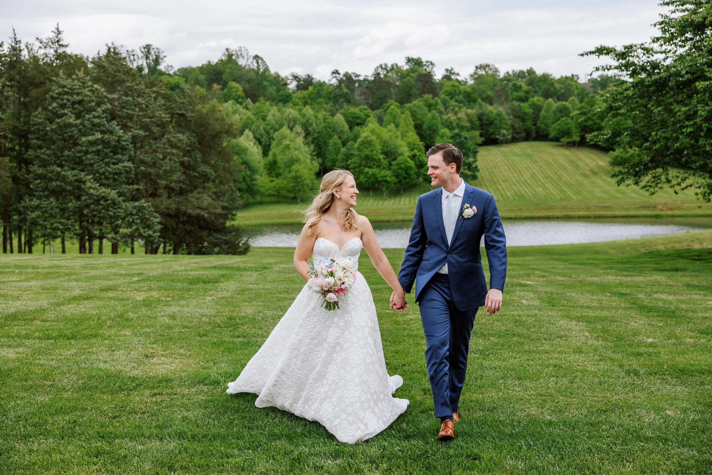 Keswick Virginia Spring Wedding at CastleHill Cider