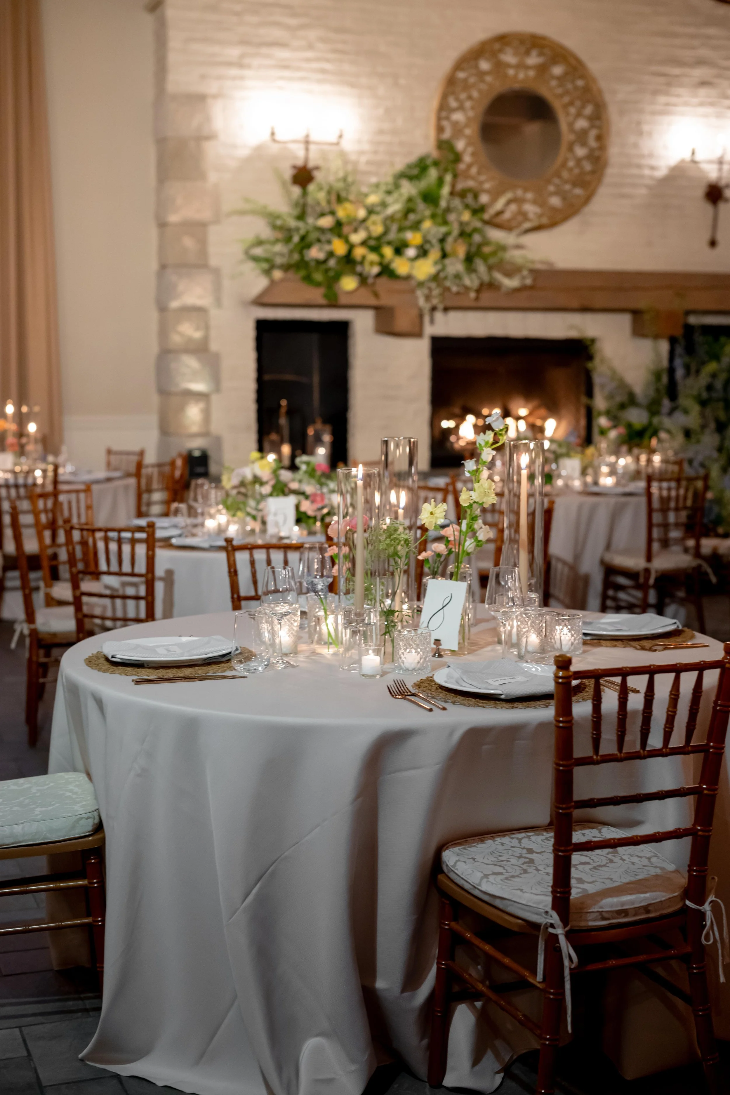 Spring floral wedding arrangement Charlottesville florist peony 