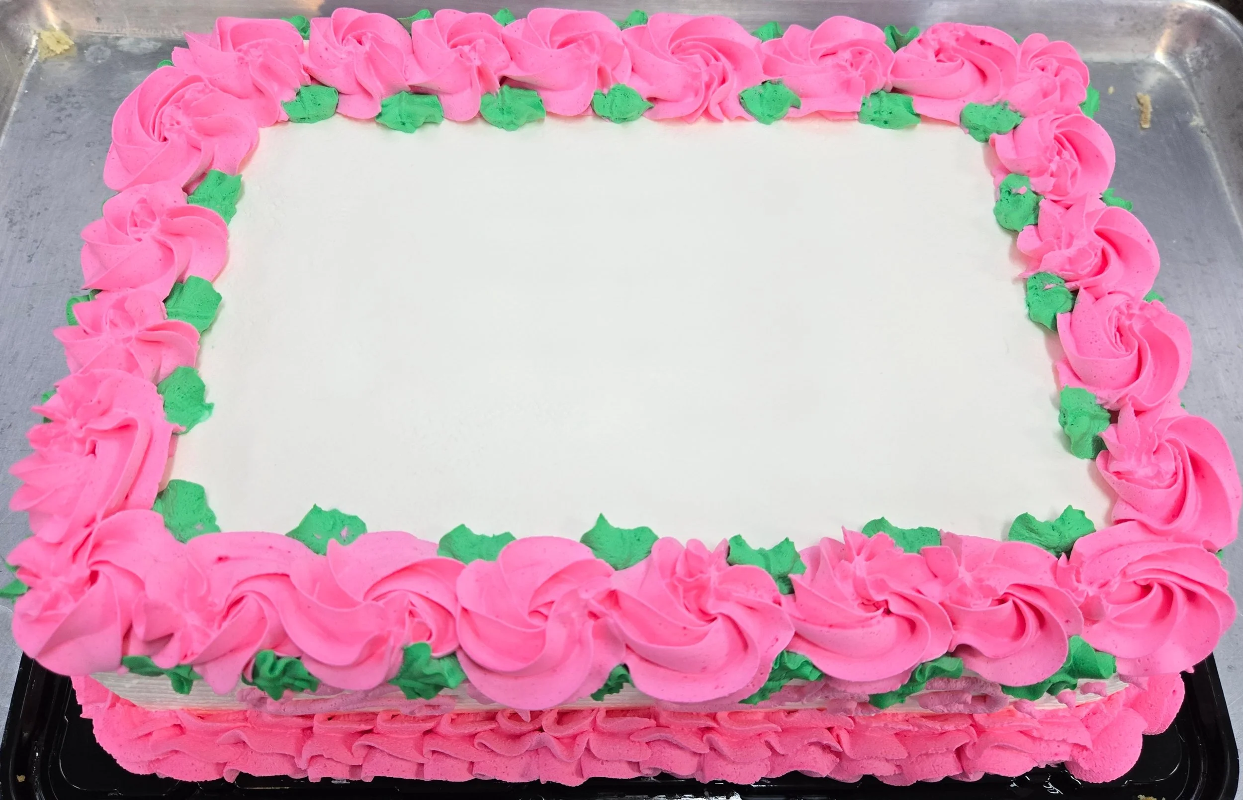 pink roses tres leches
