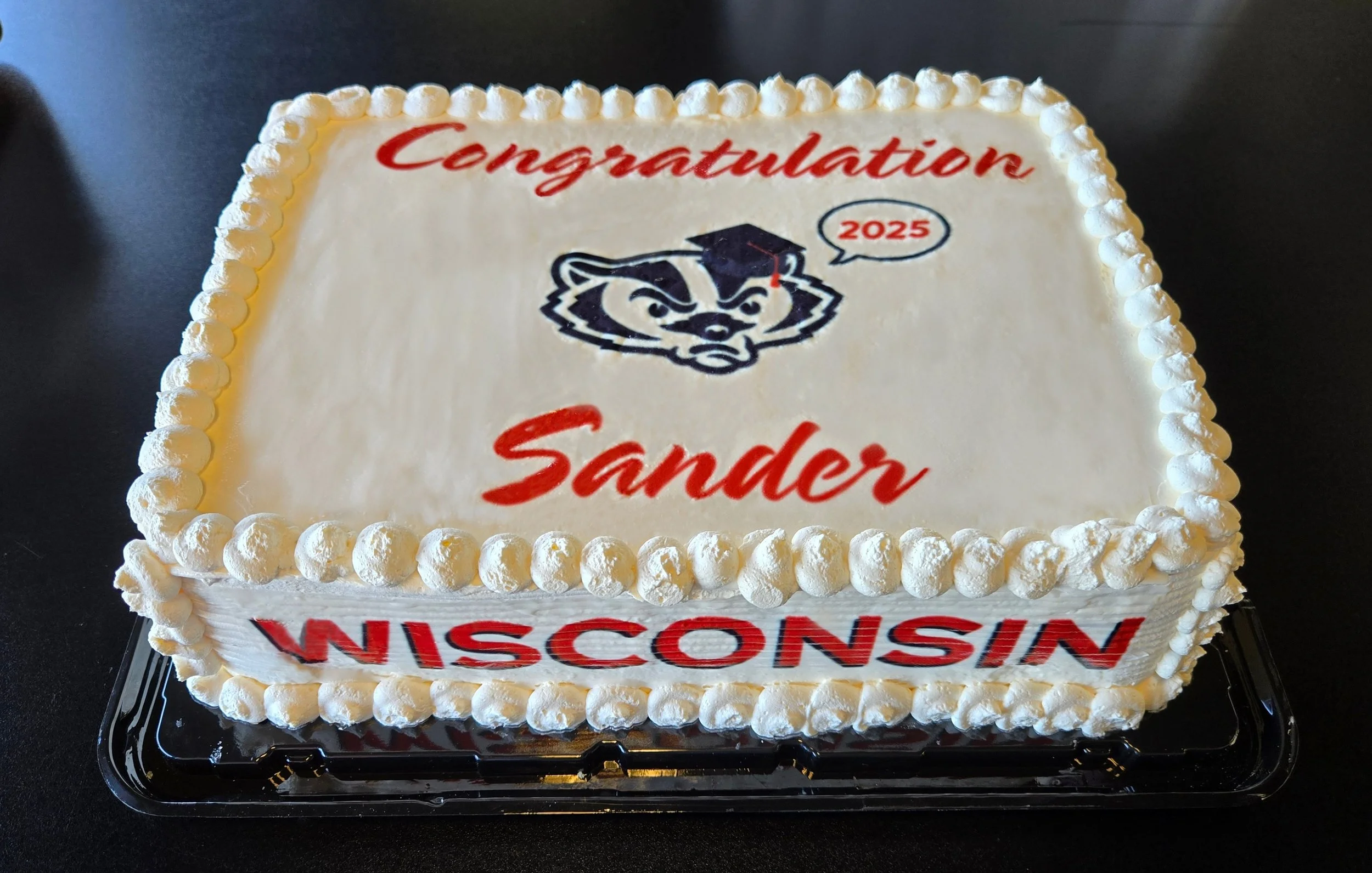 UW Madison Graduation Cake