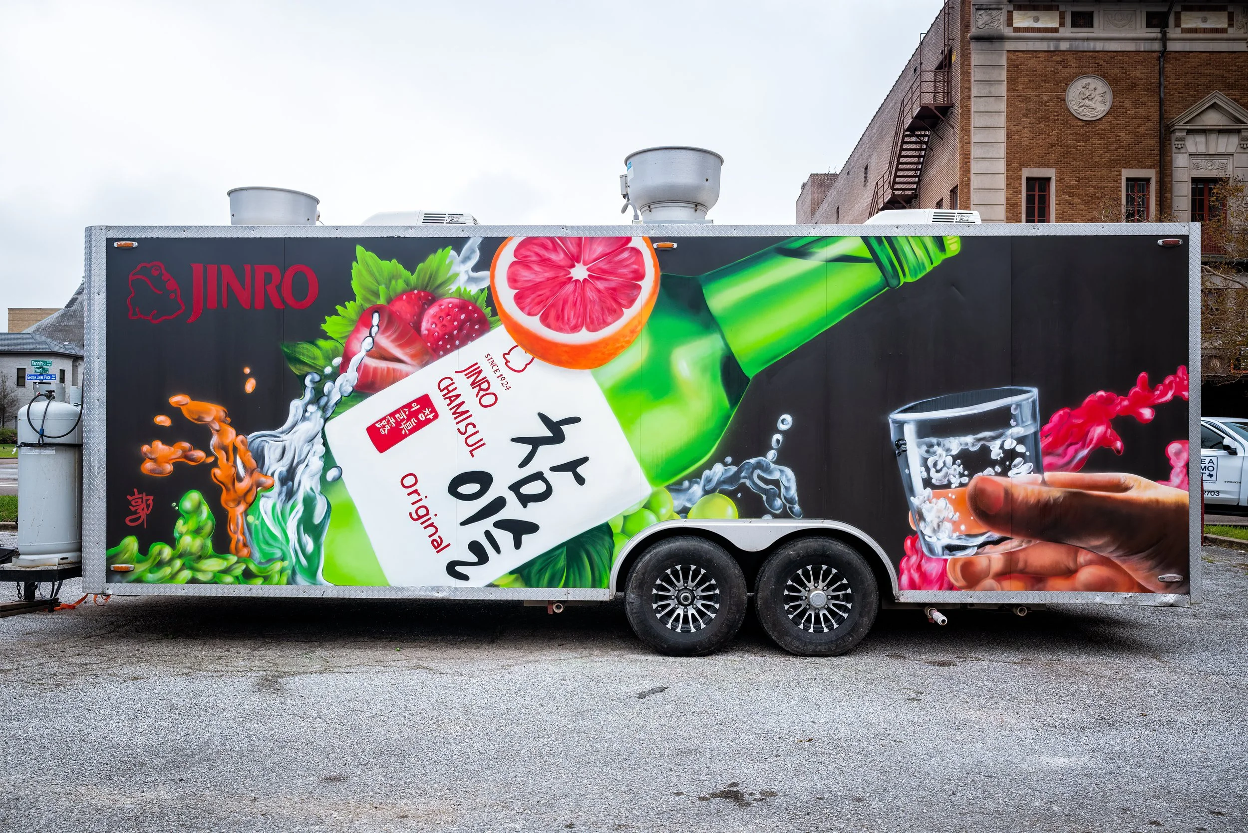 Illustration of a person with a futuristic, mechanical headset involving many lenses and intricate components.