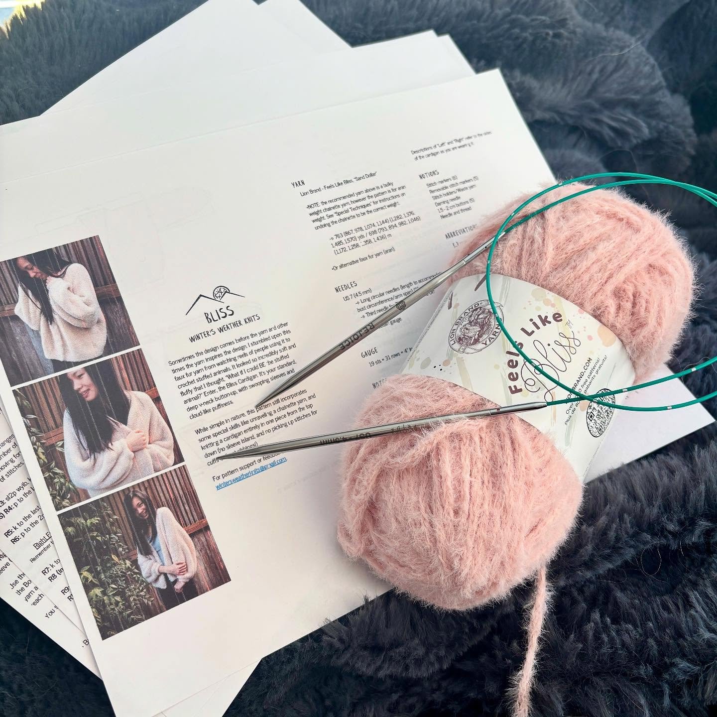 first fall project of the season 🍂🍃
&bull;
started my first project for sweater weather season!  I&rsquo;ve had my eyes on this pattern and this yarn for several months now and I&rsquo;ve just been so excited to start knitting this up! this is the 