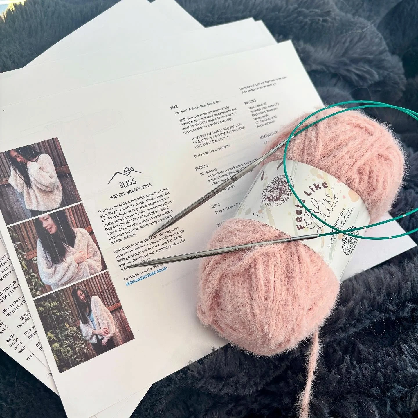 first fall project of the season 🍂🍃
&bull;
started my first project for sweater weather season!  I&rsquo;ve had my eyes on this pattern and this yarn for several months now and I&rsquo;ve just been so excited to start knitting this up! this is the 