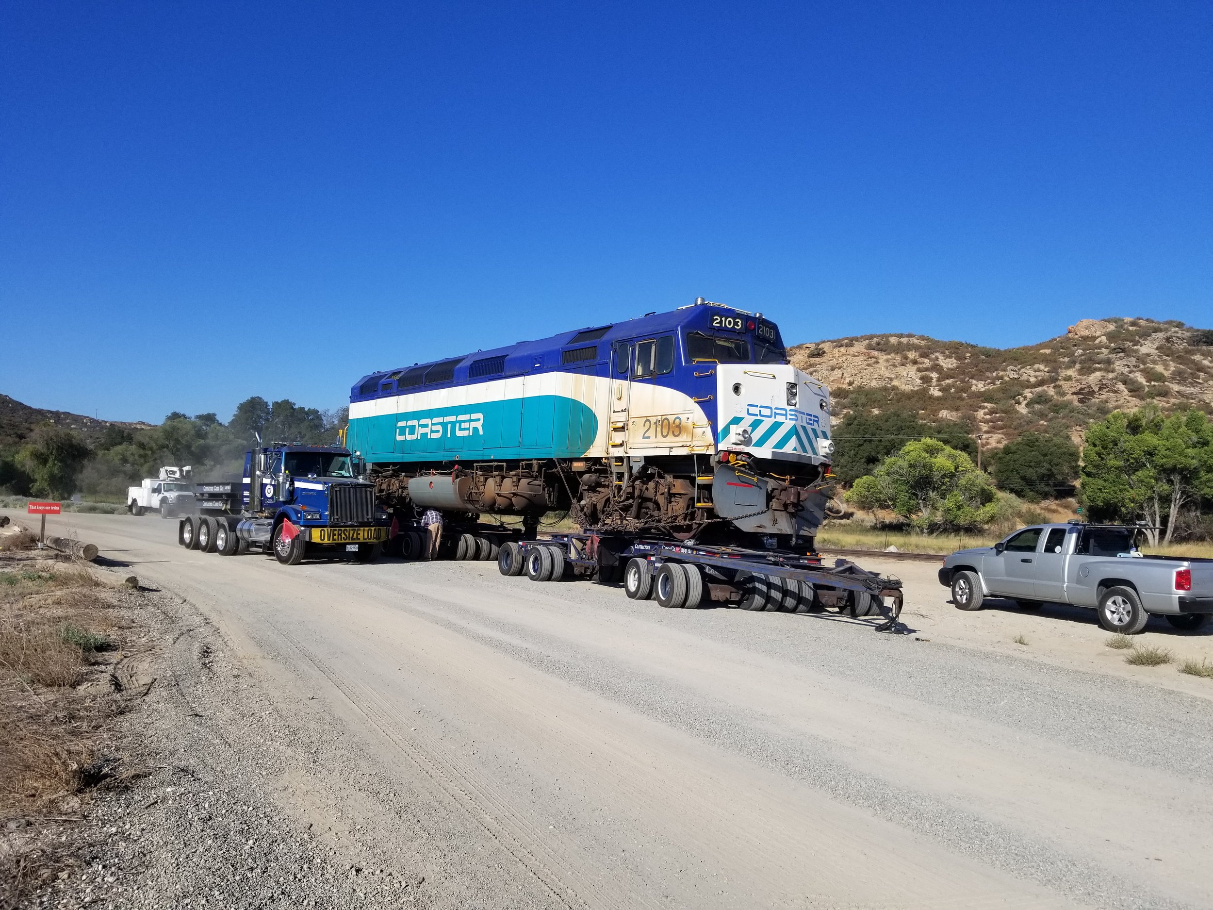 heavy haul transport super load train transport