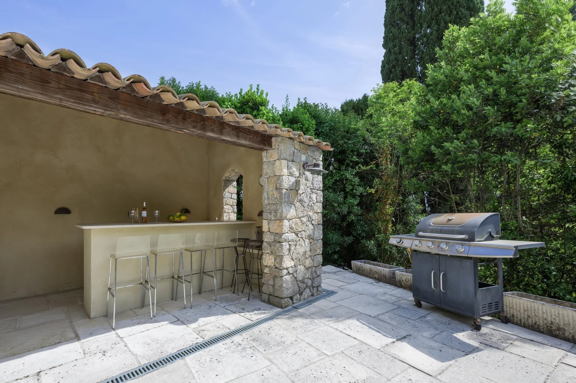 Mougins vue patio