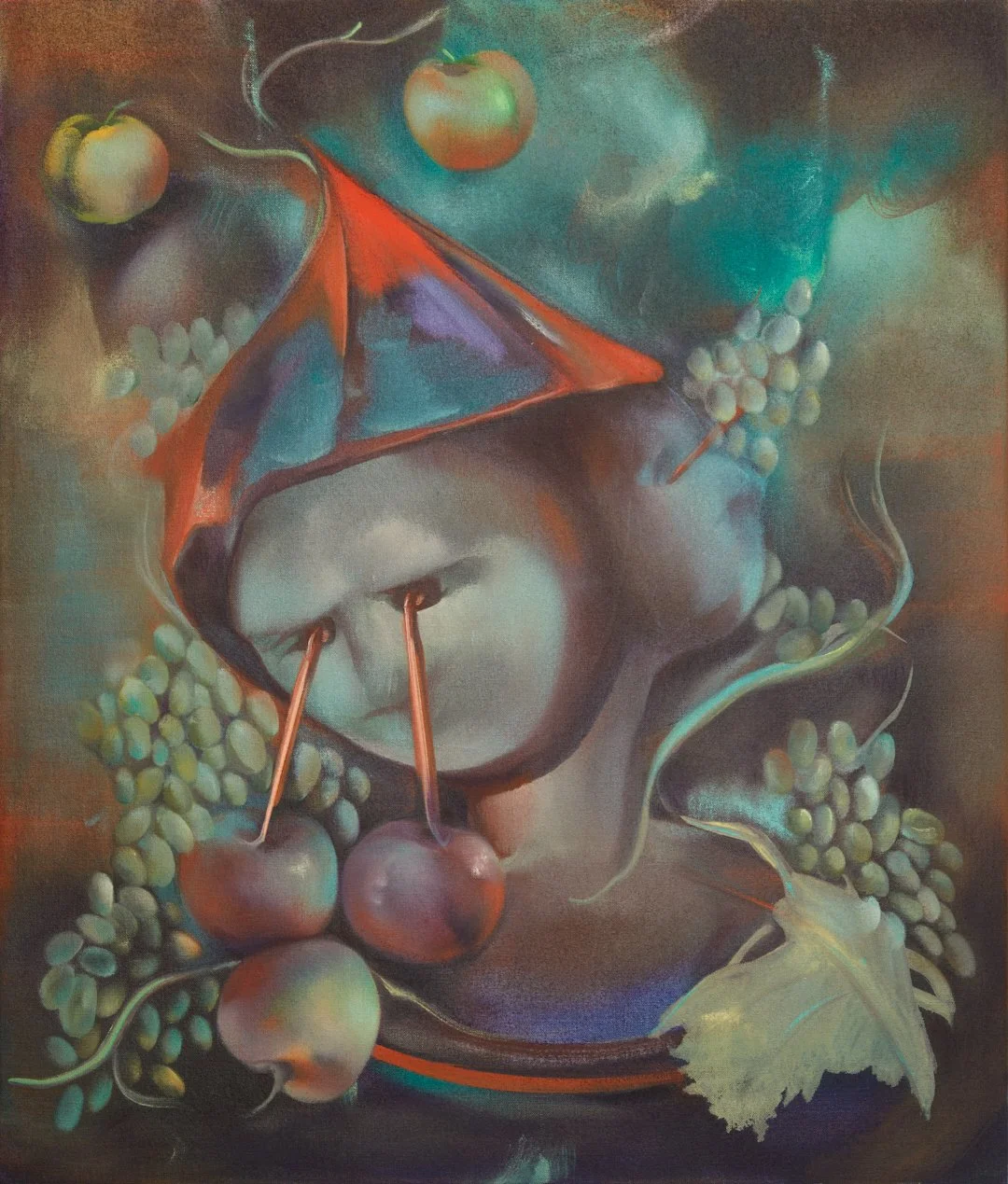 Still life, oil on linen, 65x55cm, 2022