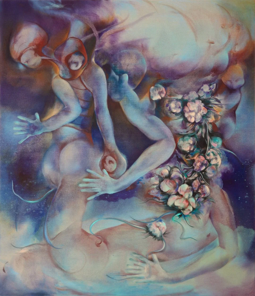 The Three Graces, oil on linen, 170x150cm, 2022