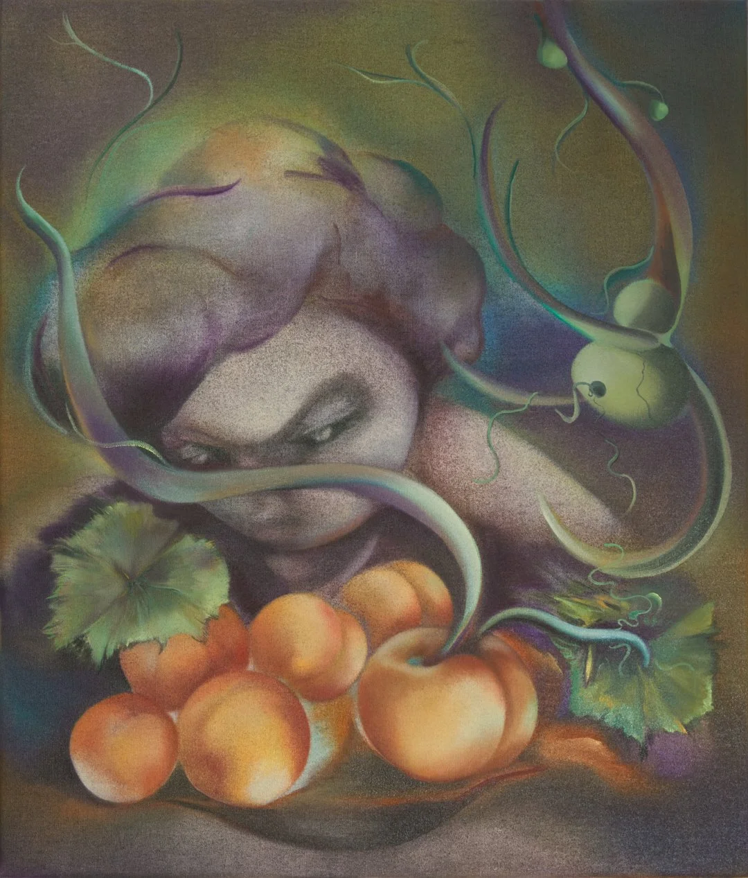 Invasion 4, oil on linen, 65x55cm, 2022