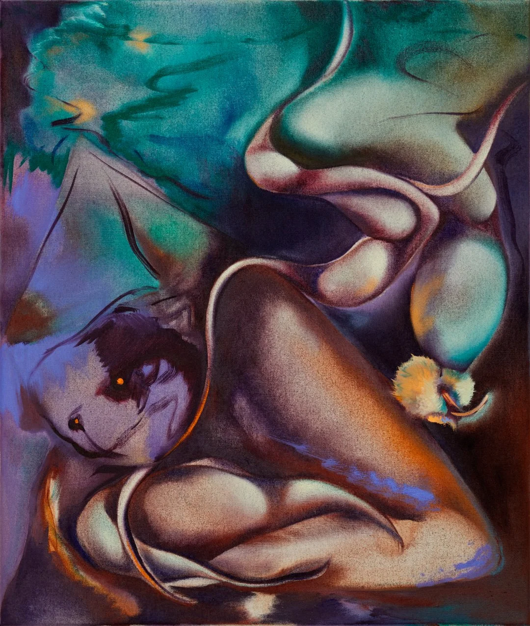 Invasion 3, oil on linen, 65x55cm, 2022