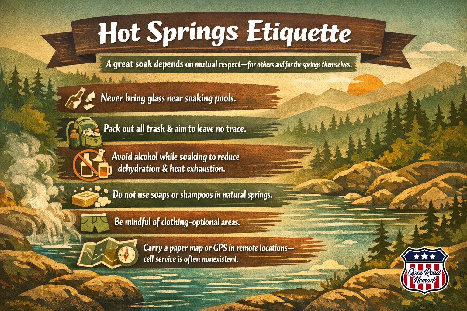 Hot Springs Etiquette
