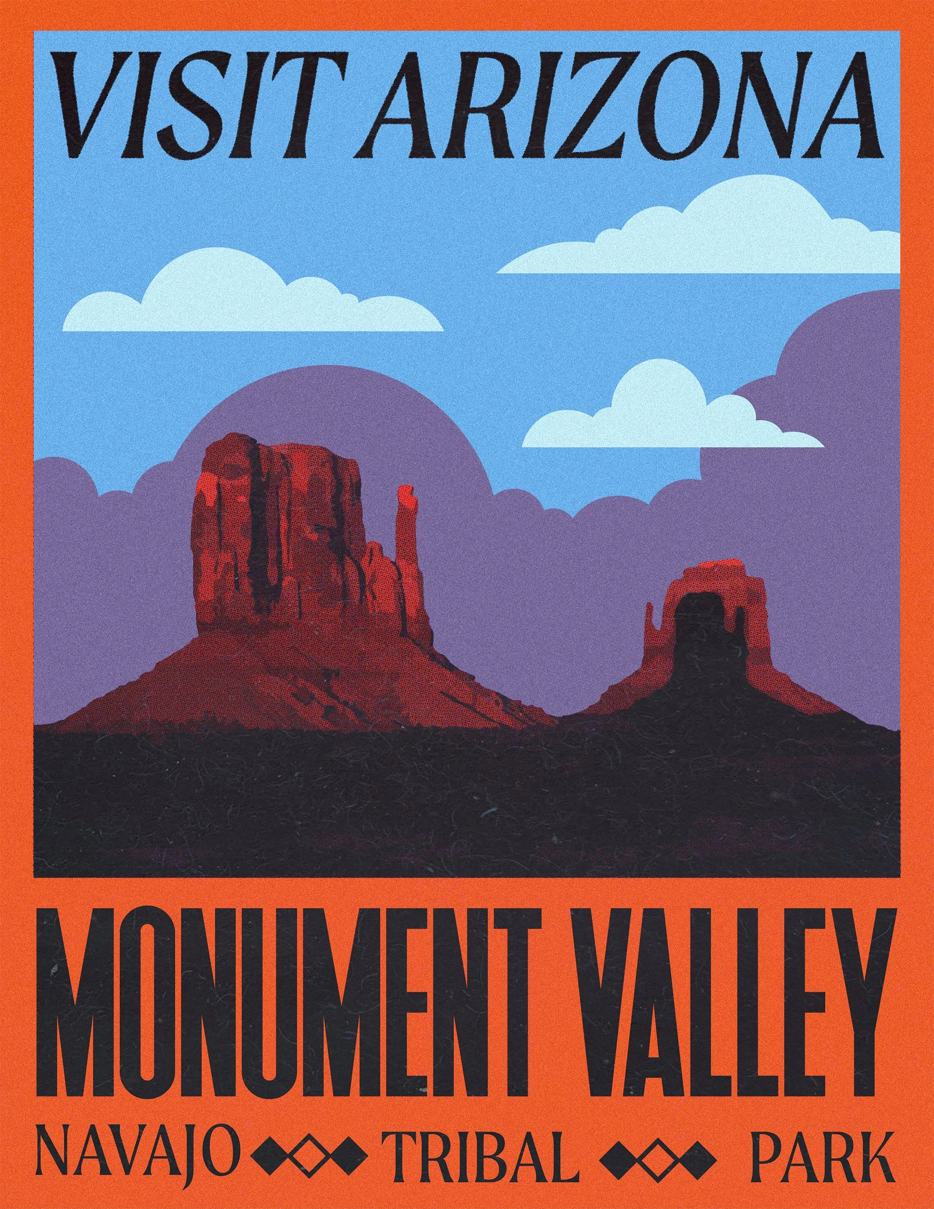 Visit Arizona Travel Poster