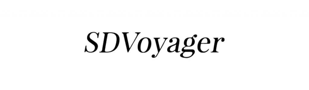 Text reading 'SDVoyager' in black font on a white background.