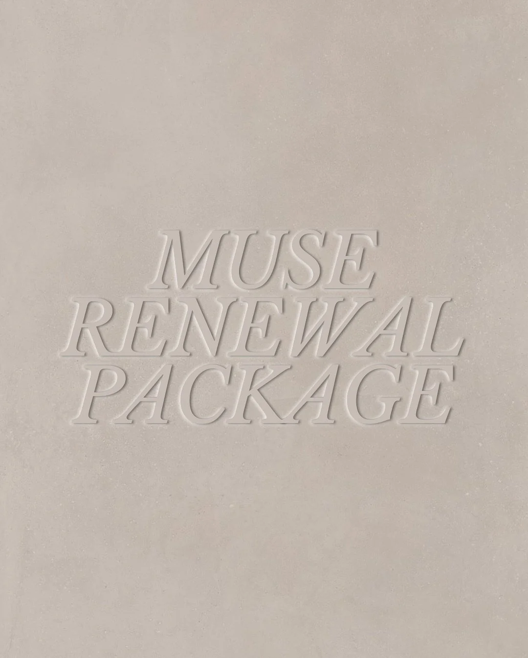 M U S E  R E N E W A L  P A C K A G E 🤎

This fall at Muse Aesthetics Co., we&rsquo;re introducing an exclusive promotion designed to refresh, refine and elevate your look - the signature 𝐌𝐮𝐬𝐞 𝐑𝐞𝐧𝐞𝐰𝐚𝐥 𝐏𝐚𝐜𝐤𝐚𝐠𝐞 ✨

𝐖𝐡𝐚𝐭'𝐬 𝐢𝐧𝐜?