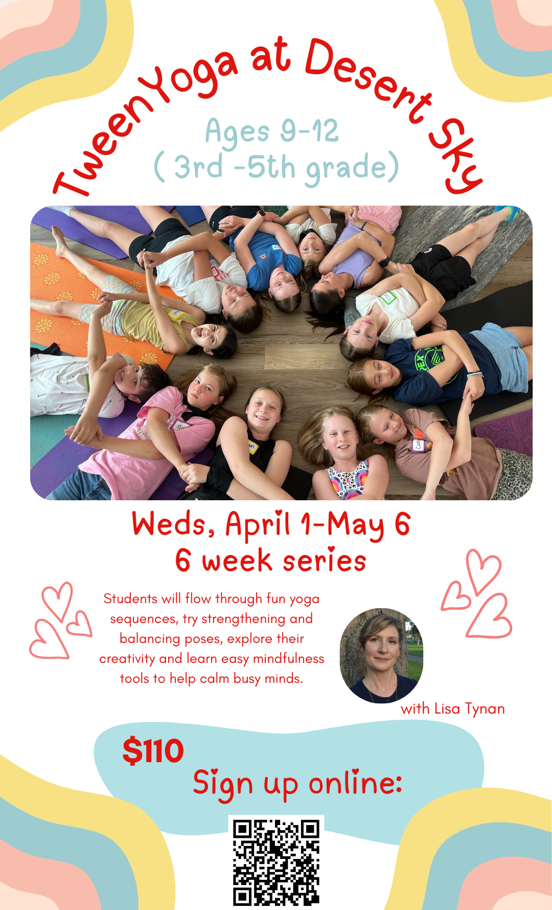 Tween yoga Desert Sky Montessori