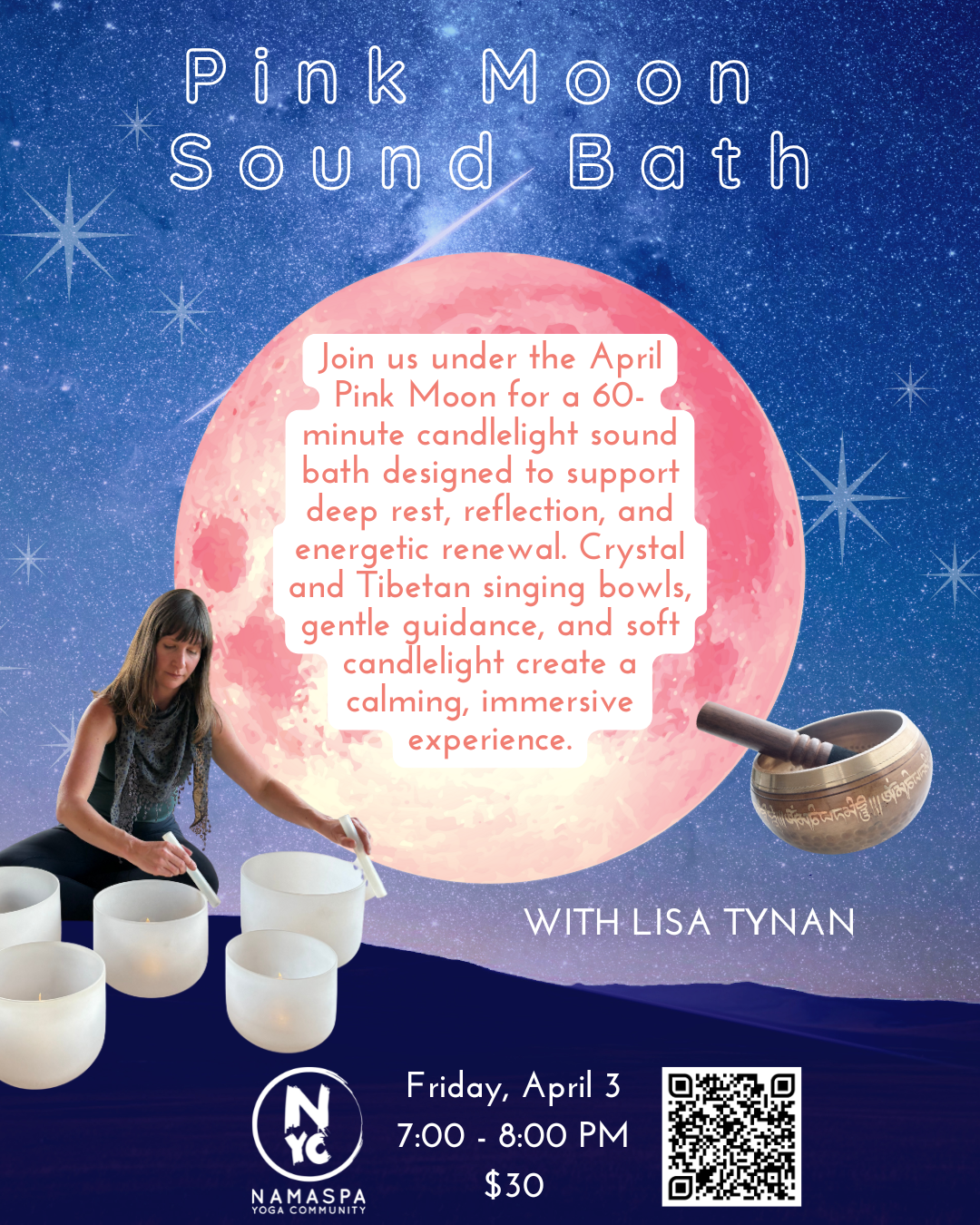 Pink Moon Sound Bath Bend, Oregon Namaspa
