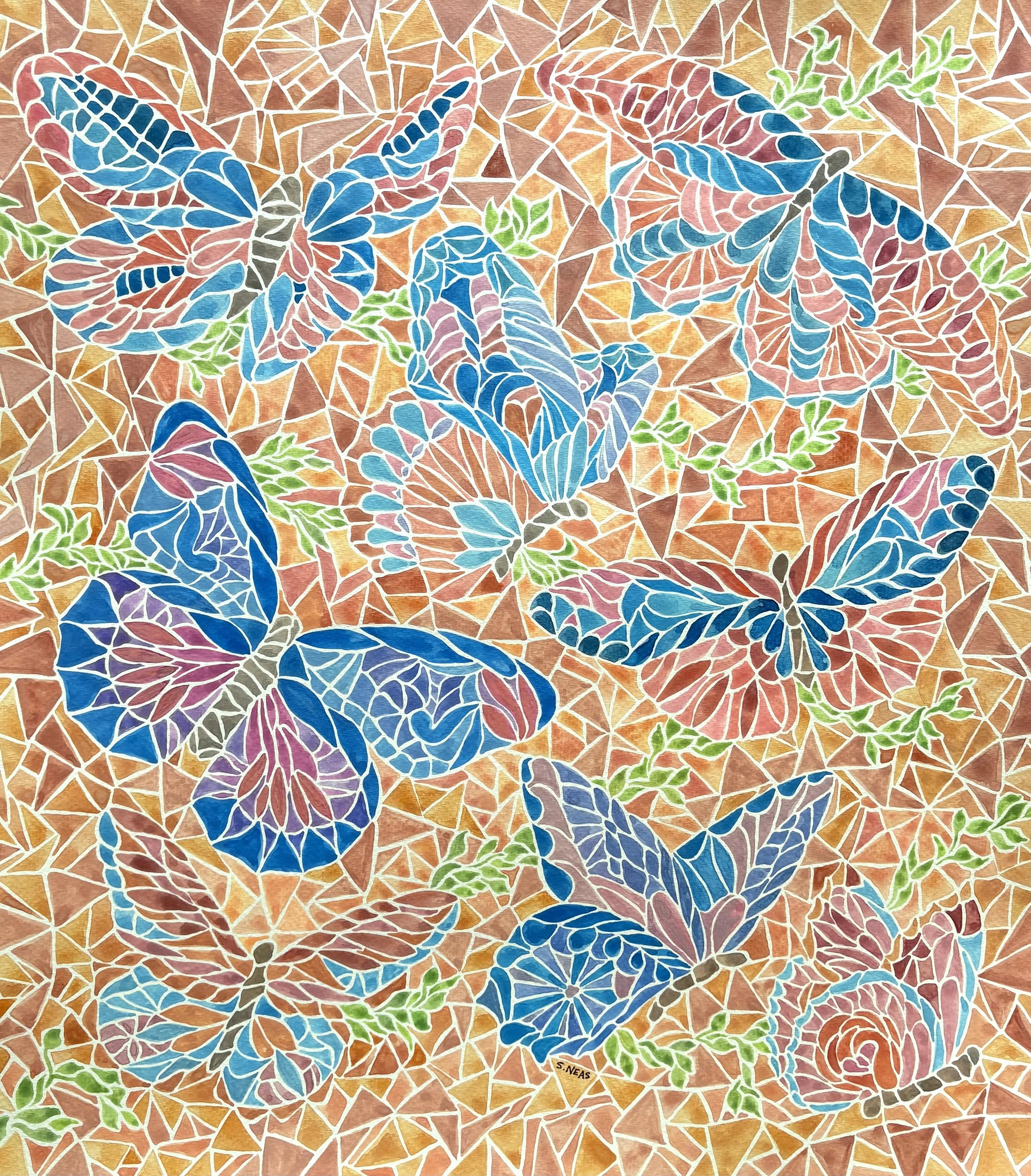 Jennifer’s Butterflies Large ~ SOLD