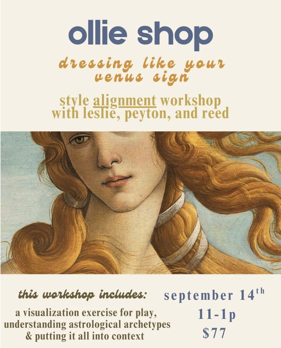 Dressing Like Your Venus Sign: Style Alignment Workshop