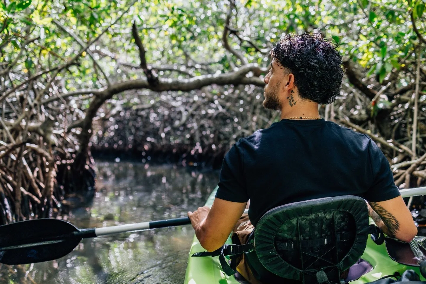 Silent Waters, Living Forest 🌱🌊

Gliding quietly through the mangrove channels reveals a hidden world. The still water and tangled roots create the perfect shelter for countless small fish, crabs and shrimp that call this ecosystem home.

#Mangrove