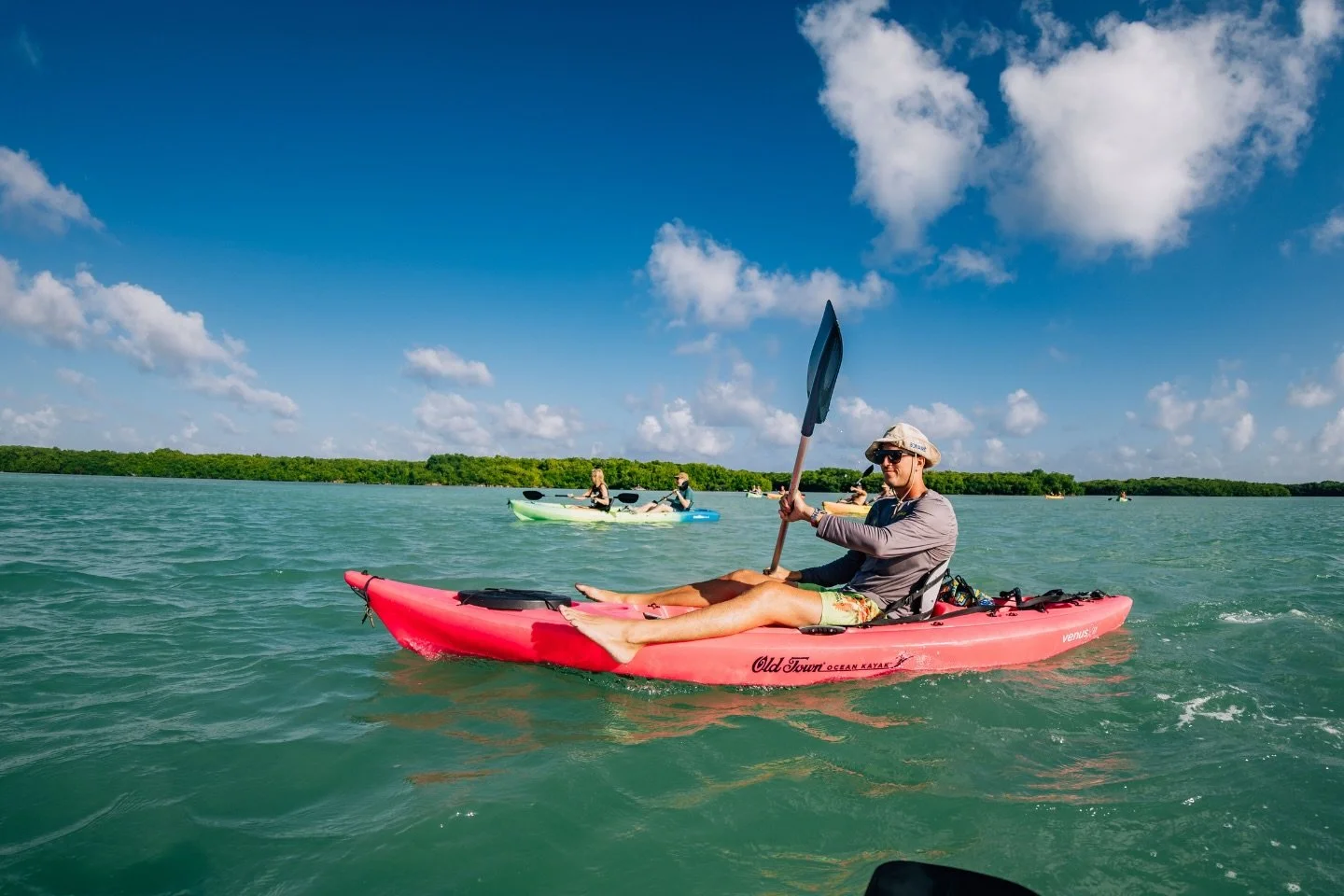 Paddling mangroves help keep the water clear by trapping sediment before it reaches the coral reefs further offshore.

#LacBay #bonaire #MangroveEcosystem #BonaireWildlife