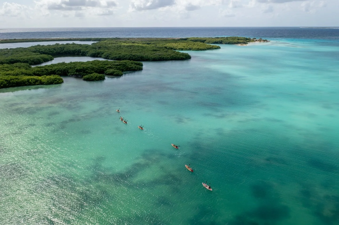from above, you can see the natural routes carved through Lac Bay where shallow sandbanks and deeper channels guide the way. It&rsquo;s not random&hellip; it&rsquo;s nature creating the perfect balance between land and sea.

Fun fact: these shallow a