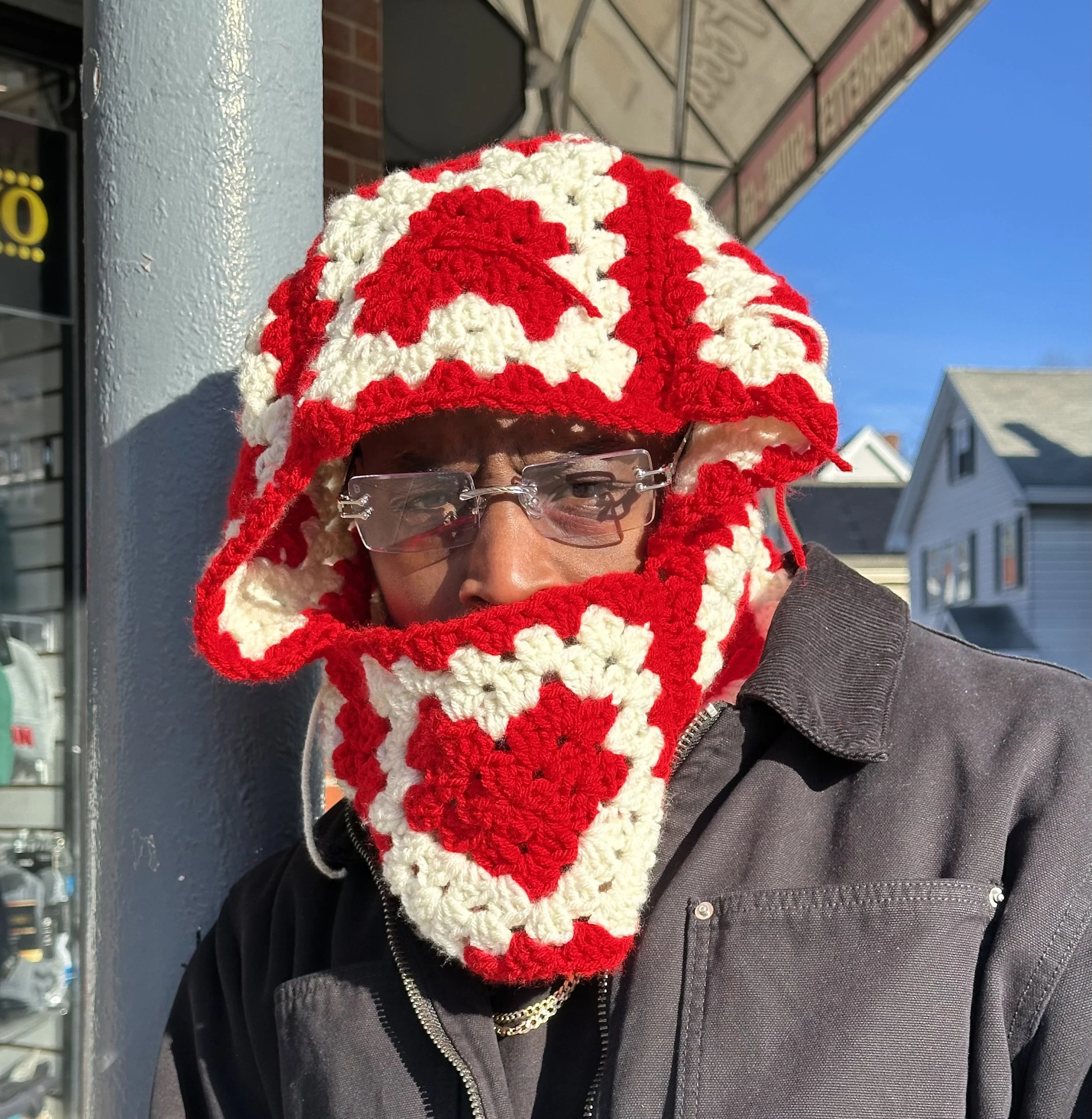 RUGGED HOODED GRANNY STITCH