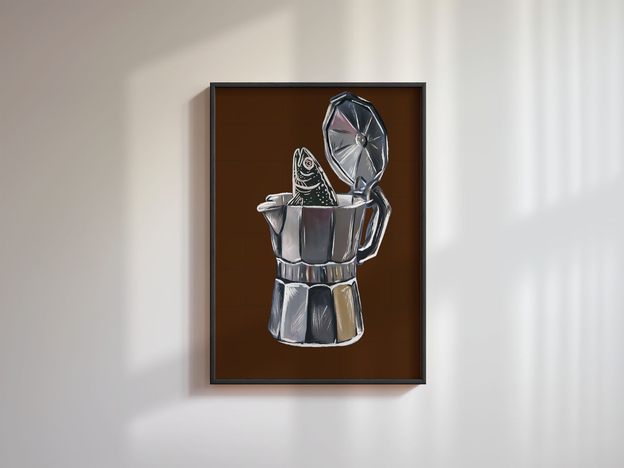 "Gone Fishing" Twin Peaks Art Print