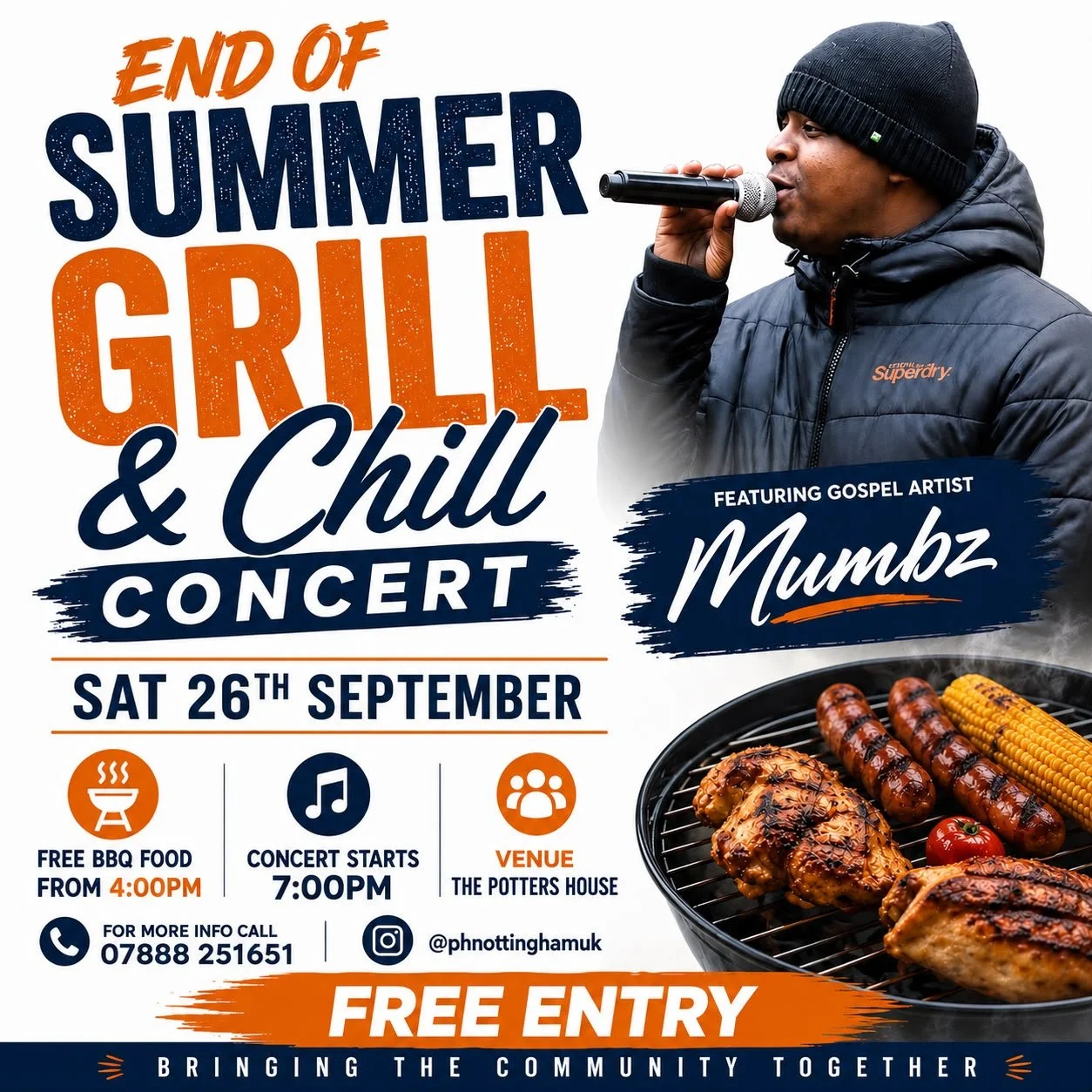 End of Summer Grill & Chill Concert