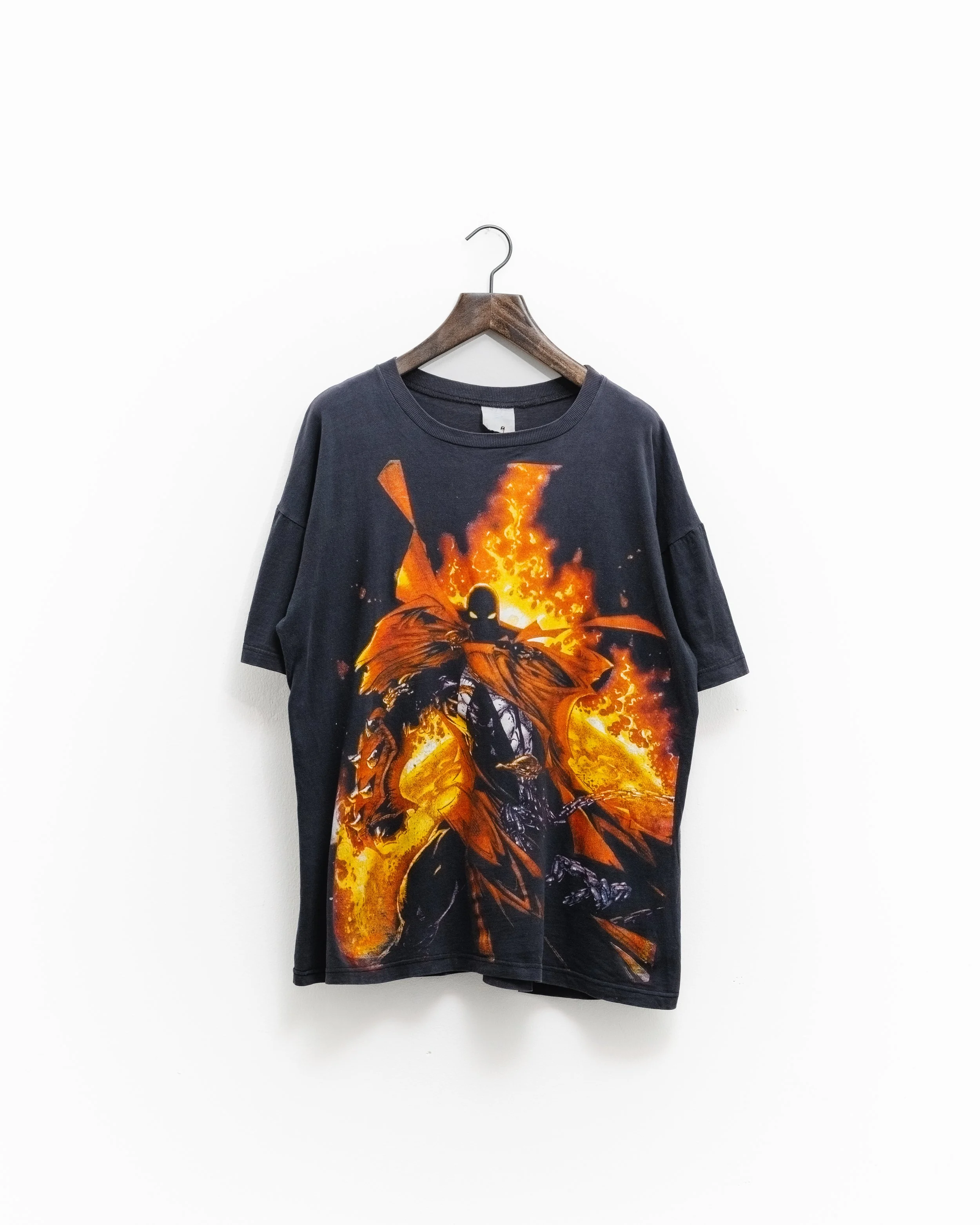 90's Spawn Peyote Flames Mexican Bootleg T-Shirt