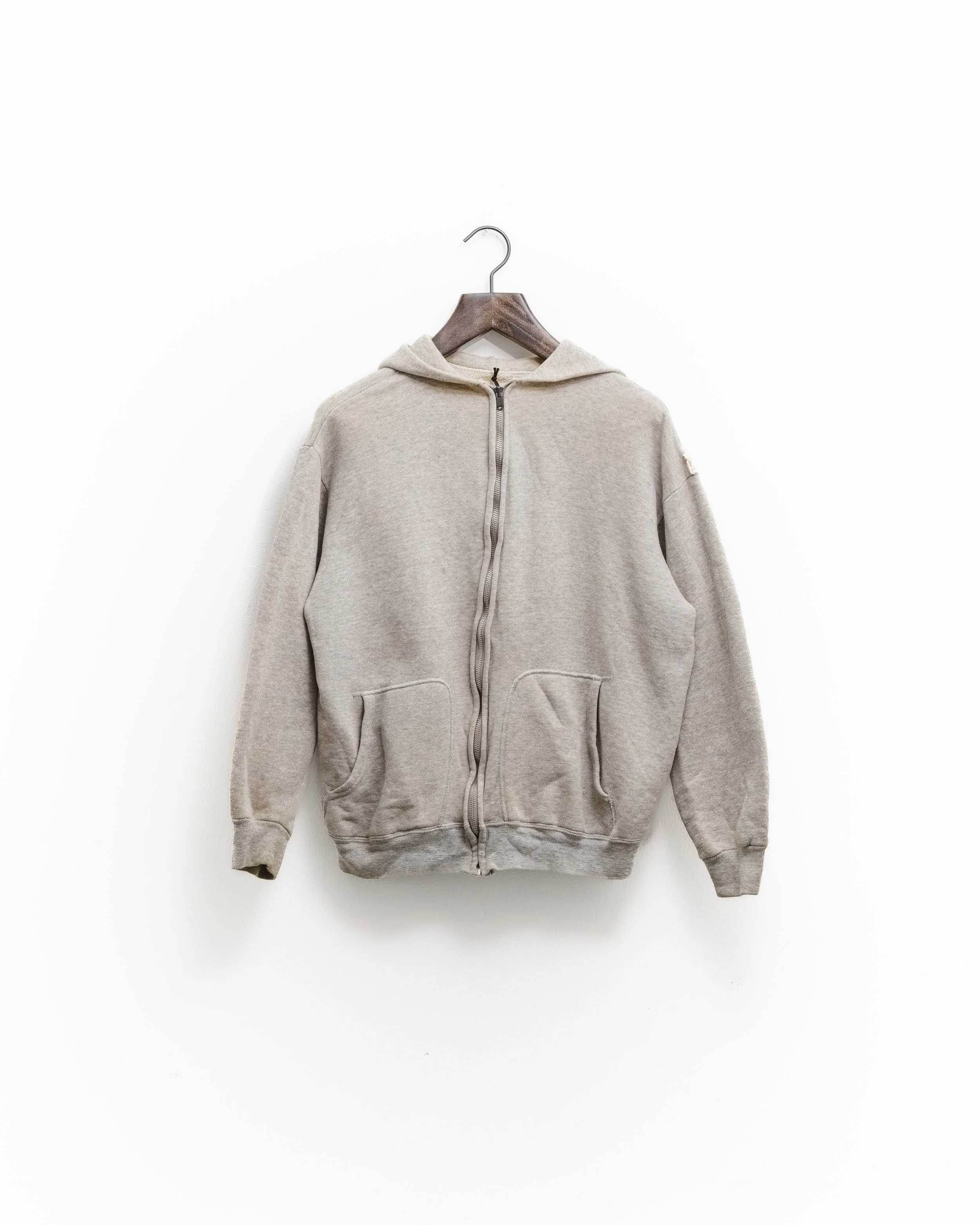 50’s Overlock Split Pocket Zip-Up Hoodie