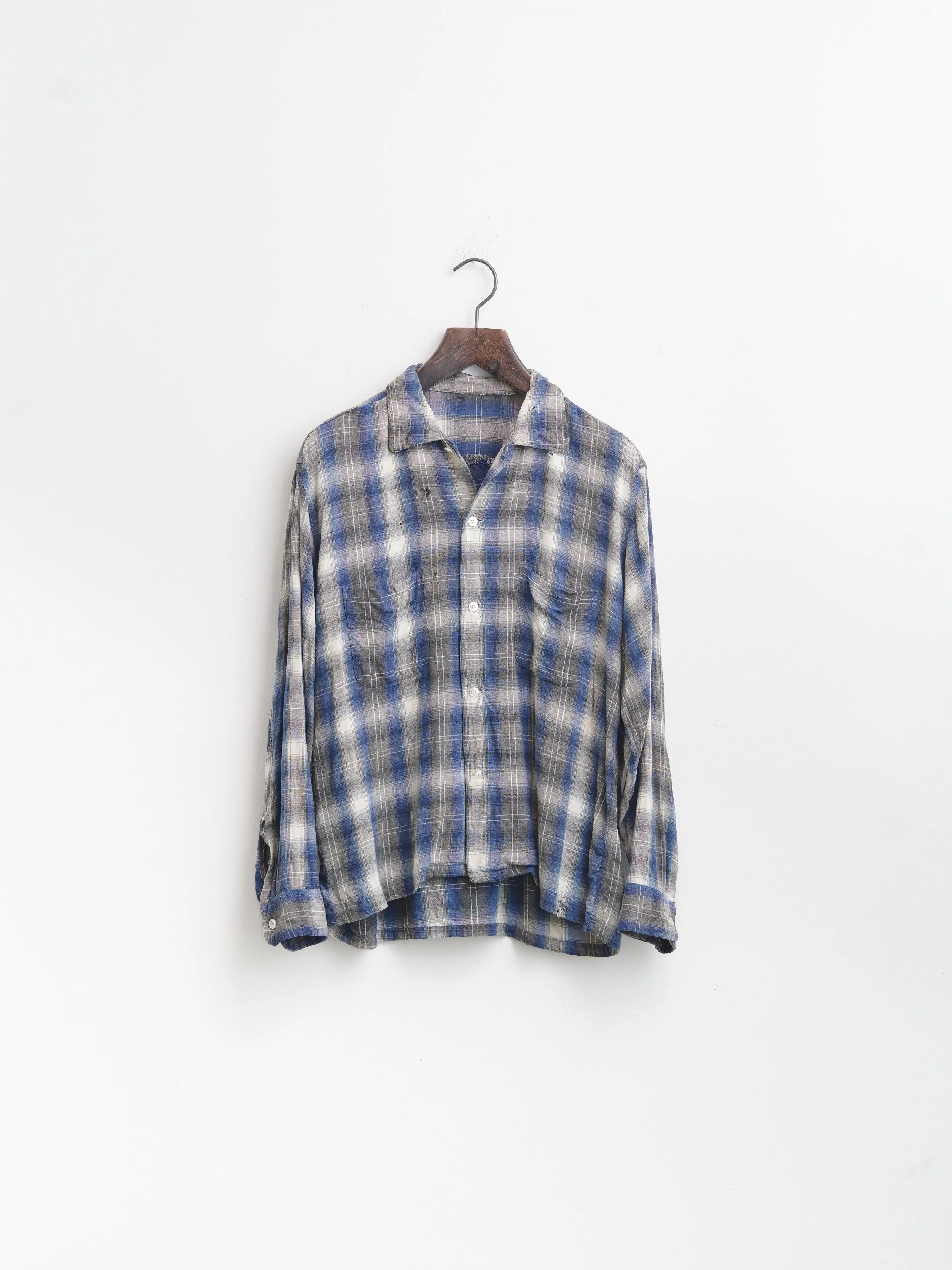 Vintage 60's Shadow Plaid Flannel