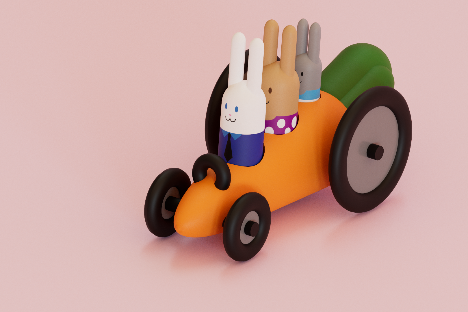Rabbit Family Car